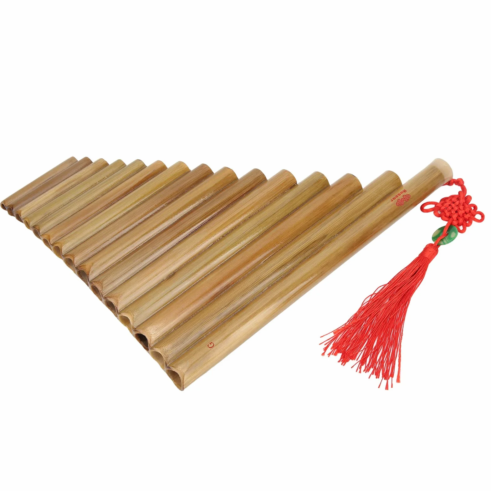 Flûte de Pan 15 Pipes G Key Instrument à Vent Traditionnel Chinois