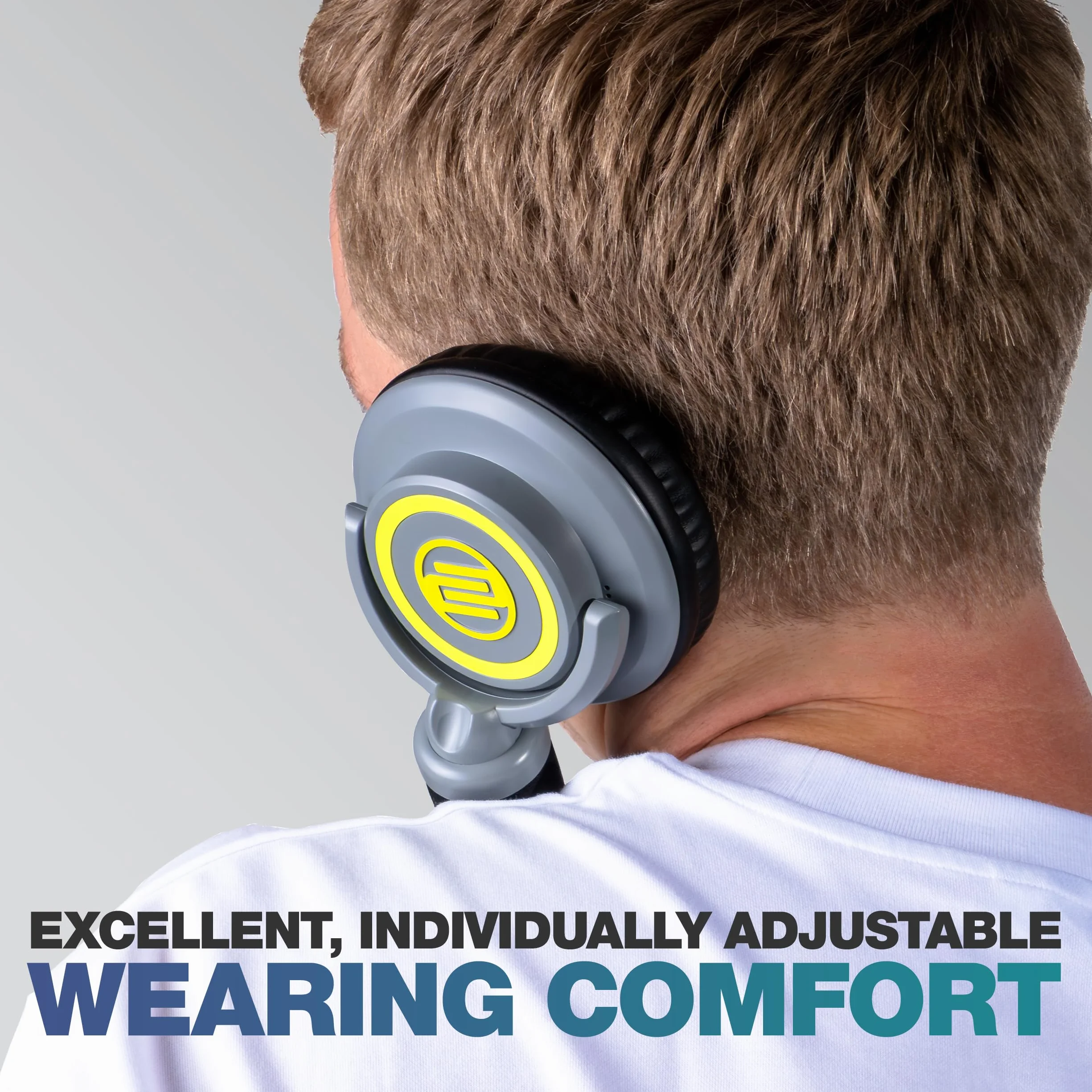 Reloop RHP-10 Mono Neon Casque DJ Professionnel Une Oreillette 50 mm Câble Spiralé XLR