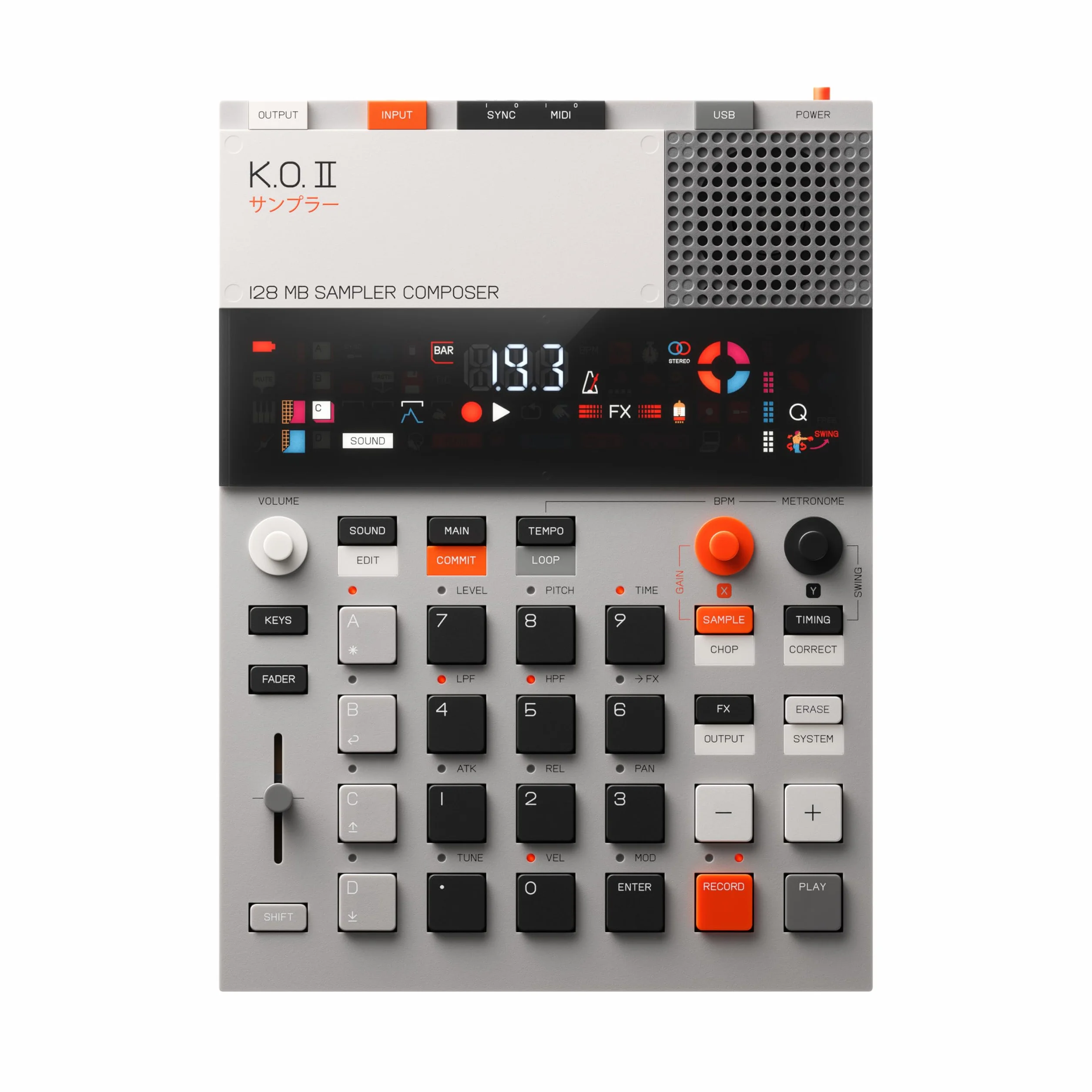 Teenage Engineering EP-133 K.O. II 128MB Sampler