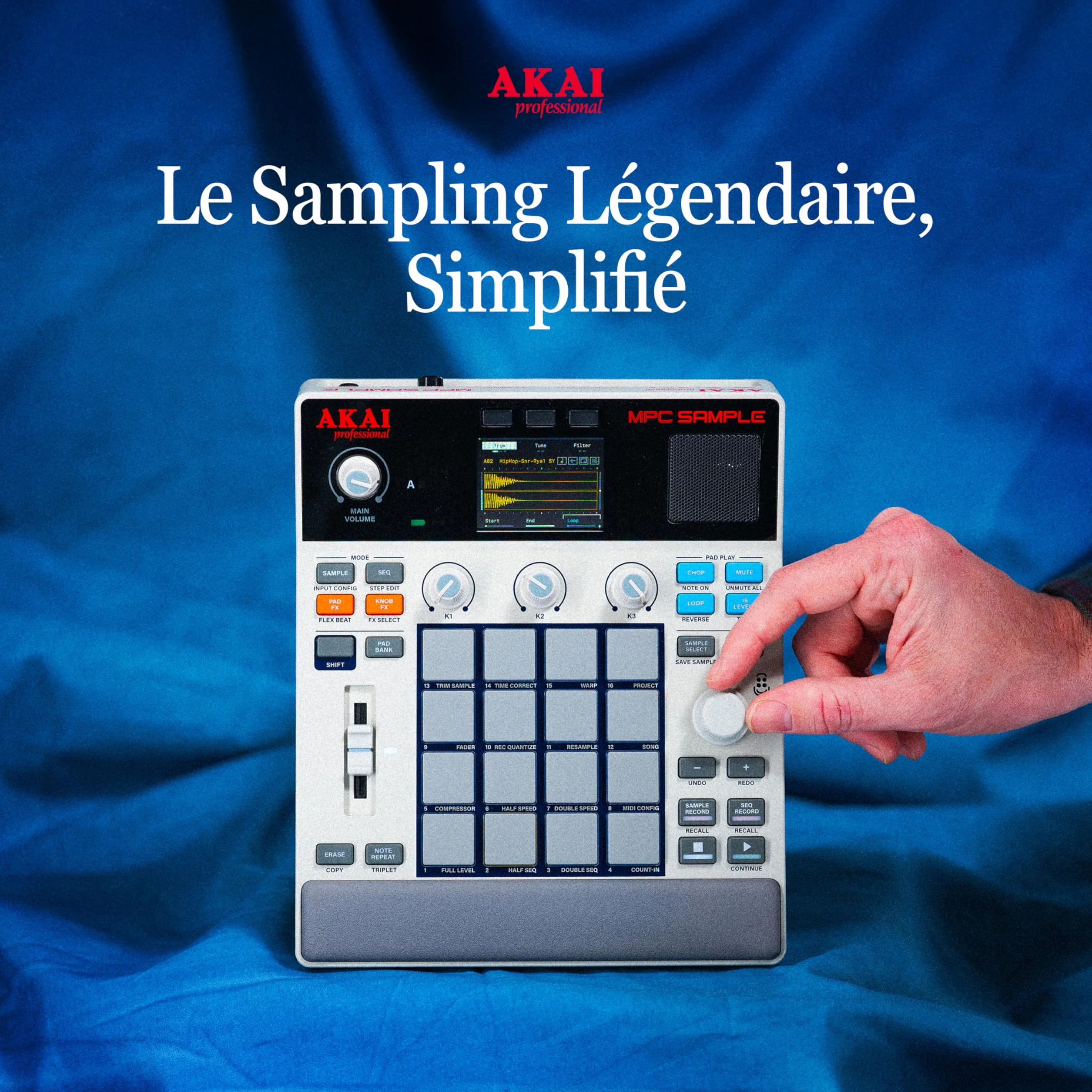 Akai Professional MPC Sample Sampler Portable Autonome avec Batterie Rechargeable USB-C