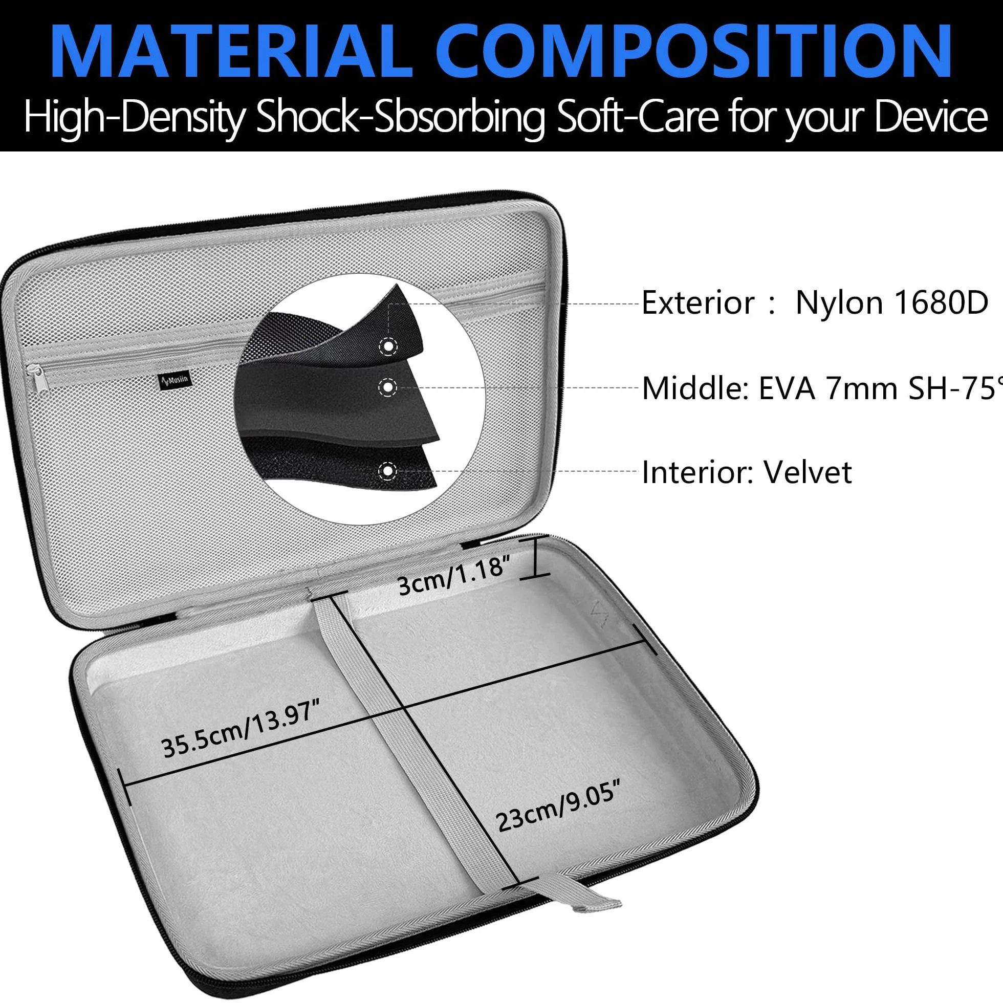 Étui en Velours Premium pour Clavier MIDI Compatible avec MPK Mini IV, Arturia MiniLab 3, MiniLab MkII 25 Slim (Gris)