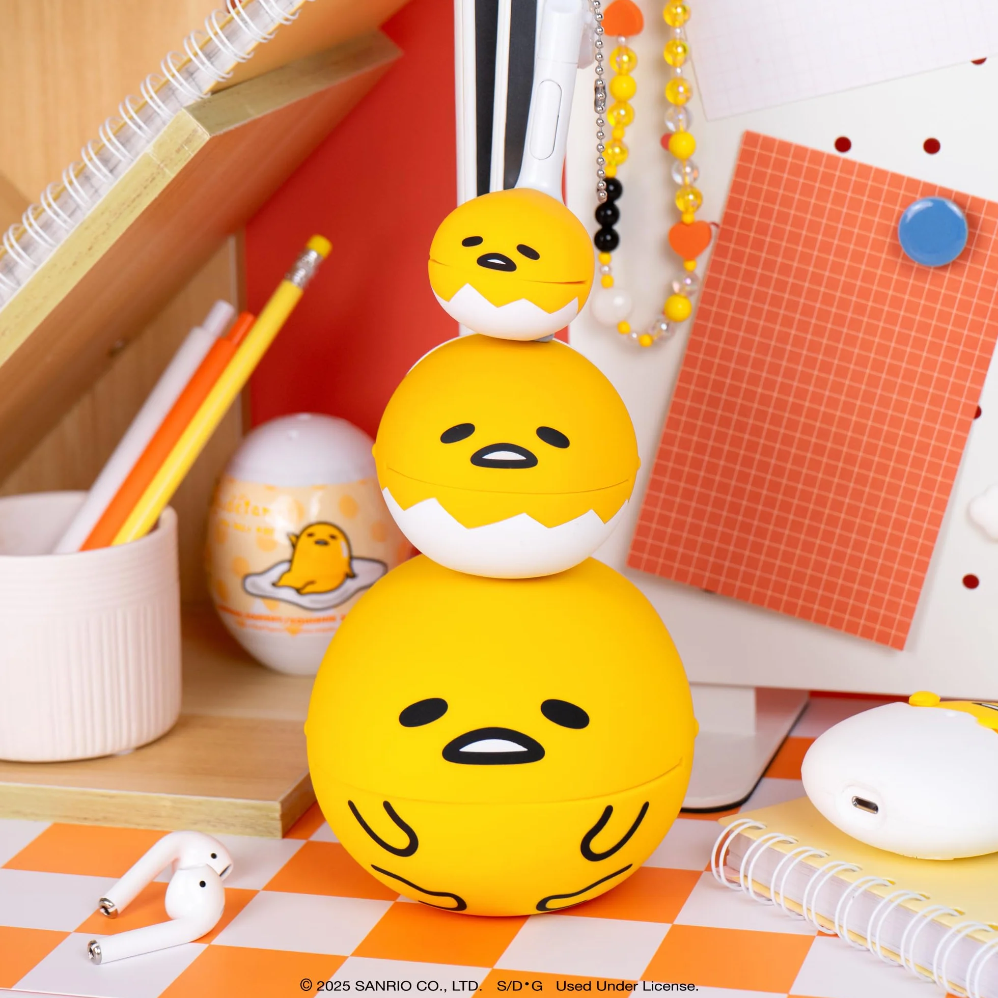 Otamatone Édition spéciale Sanrio Gudetama synthétiseur électronique par Maywa Denki