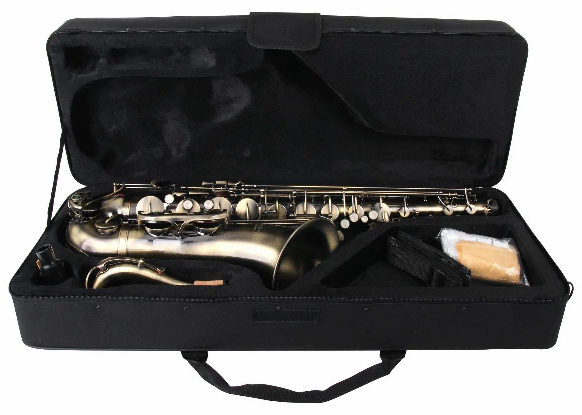 Classic Cantabile TS-450 Saxophone Ténor Sib Antique Yellow Pack Économique 10 Anches