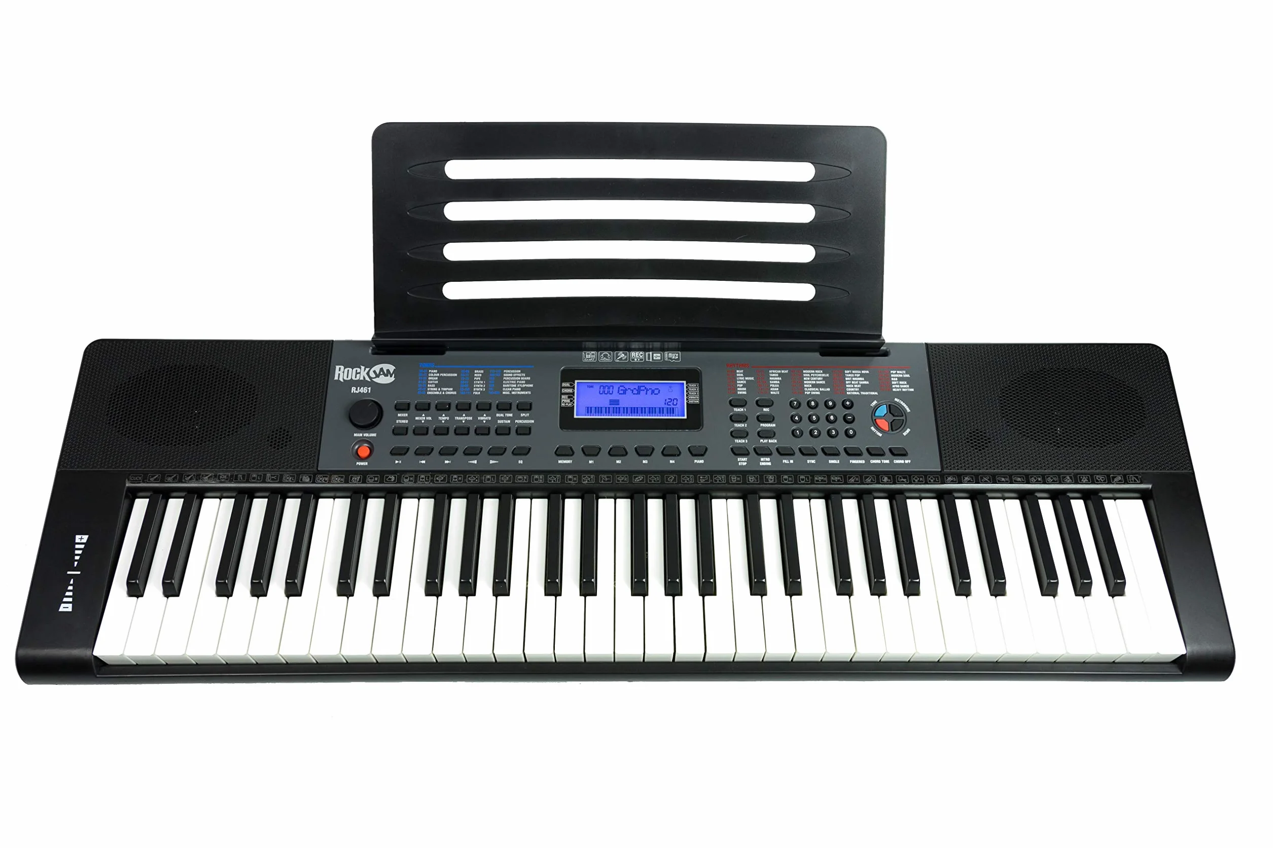 RockJam Clavier musical 61 touches pleine taille avec pitch bend