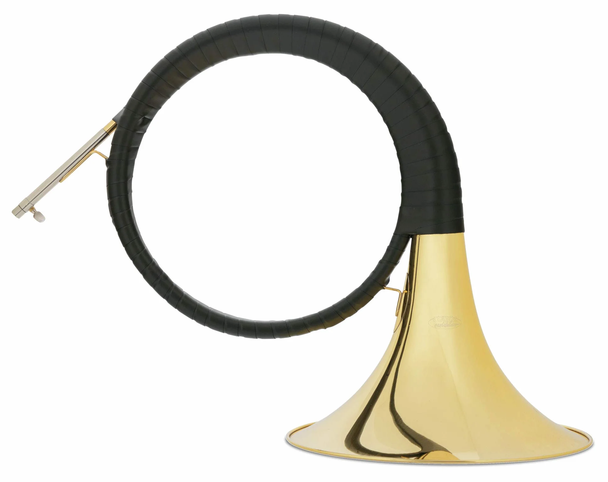 Classic Cantabile PH-400 Bb-Parforcehorn Cor de chasse laiton verni clair avec embouchure et étui