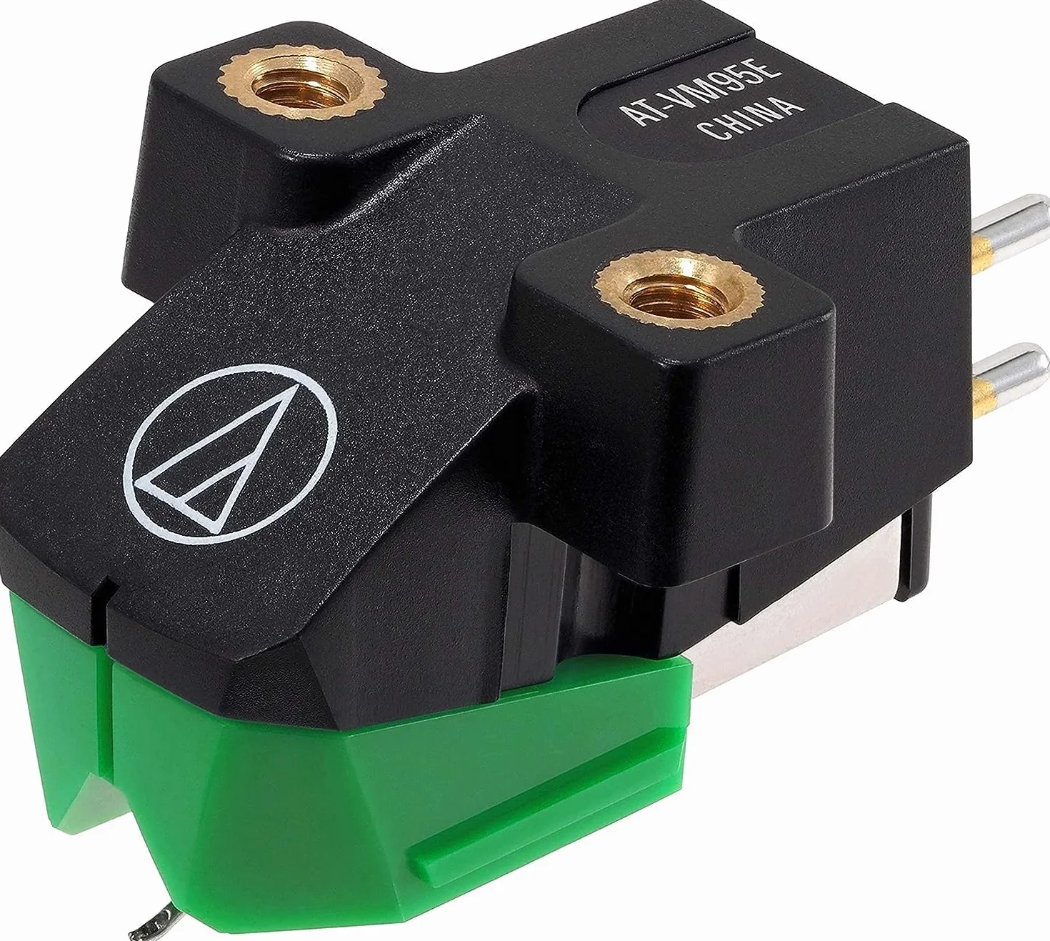 Audio-Technica AT-VM95E Cellule Stéréo Elliptique Vert
