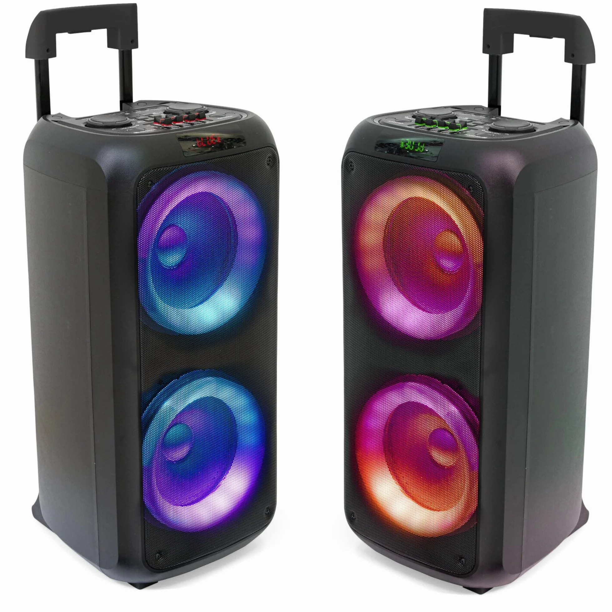 Ibiza VENUS600 Enceinte Karaoké Bluetooth TWS 600W Batterie Effet Lumière