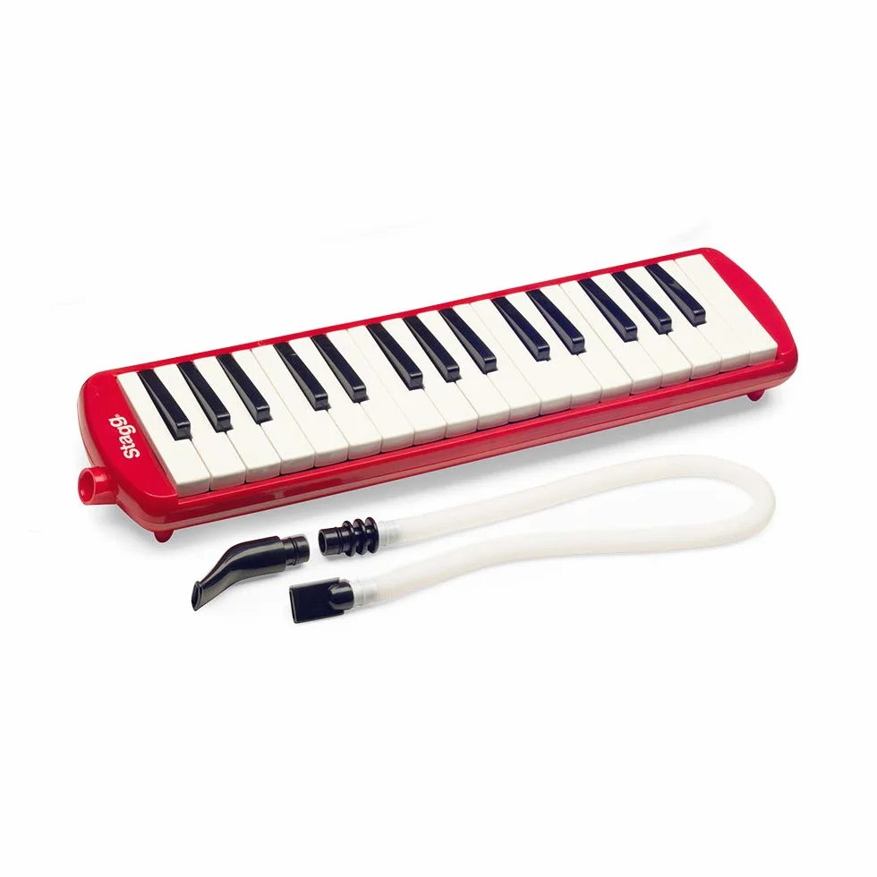 Stagg MELOSTA32RD Melodica 32 touches Rouge avec étui