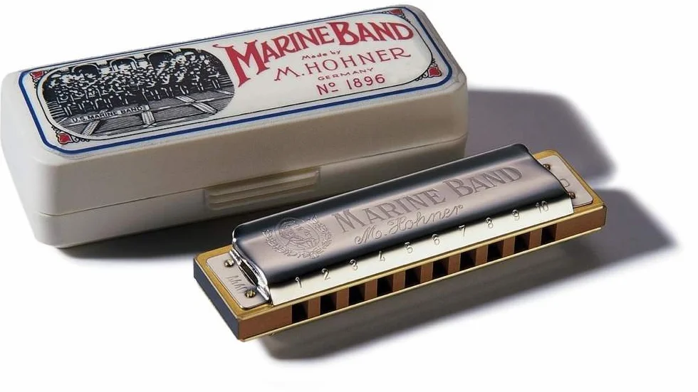 Hohner Marine Band 1896BL harmonica clé de D