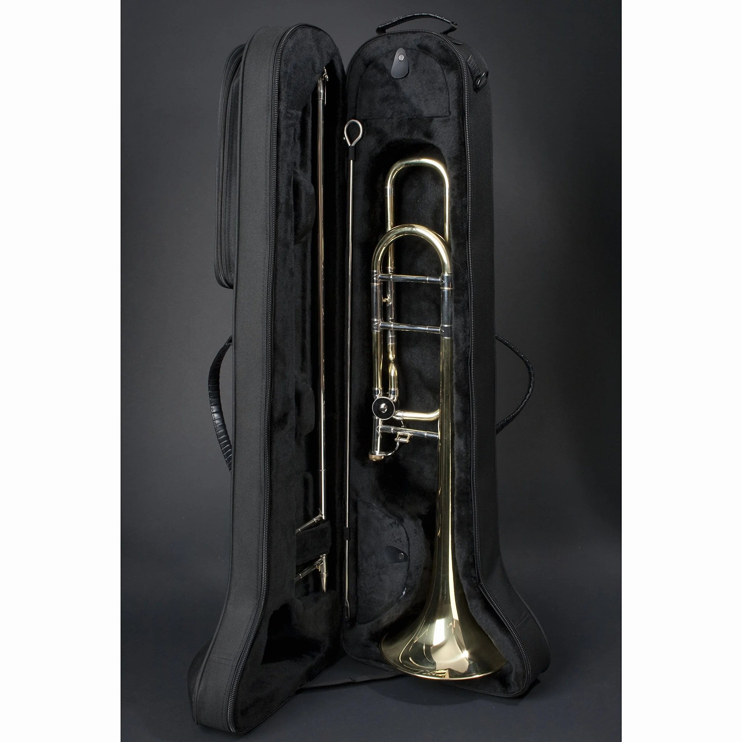 Monzani MZSL-133Q Trombone Tenor Si Bémol/Fa Ténor à Valve
