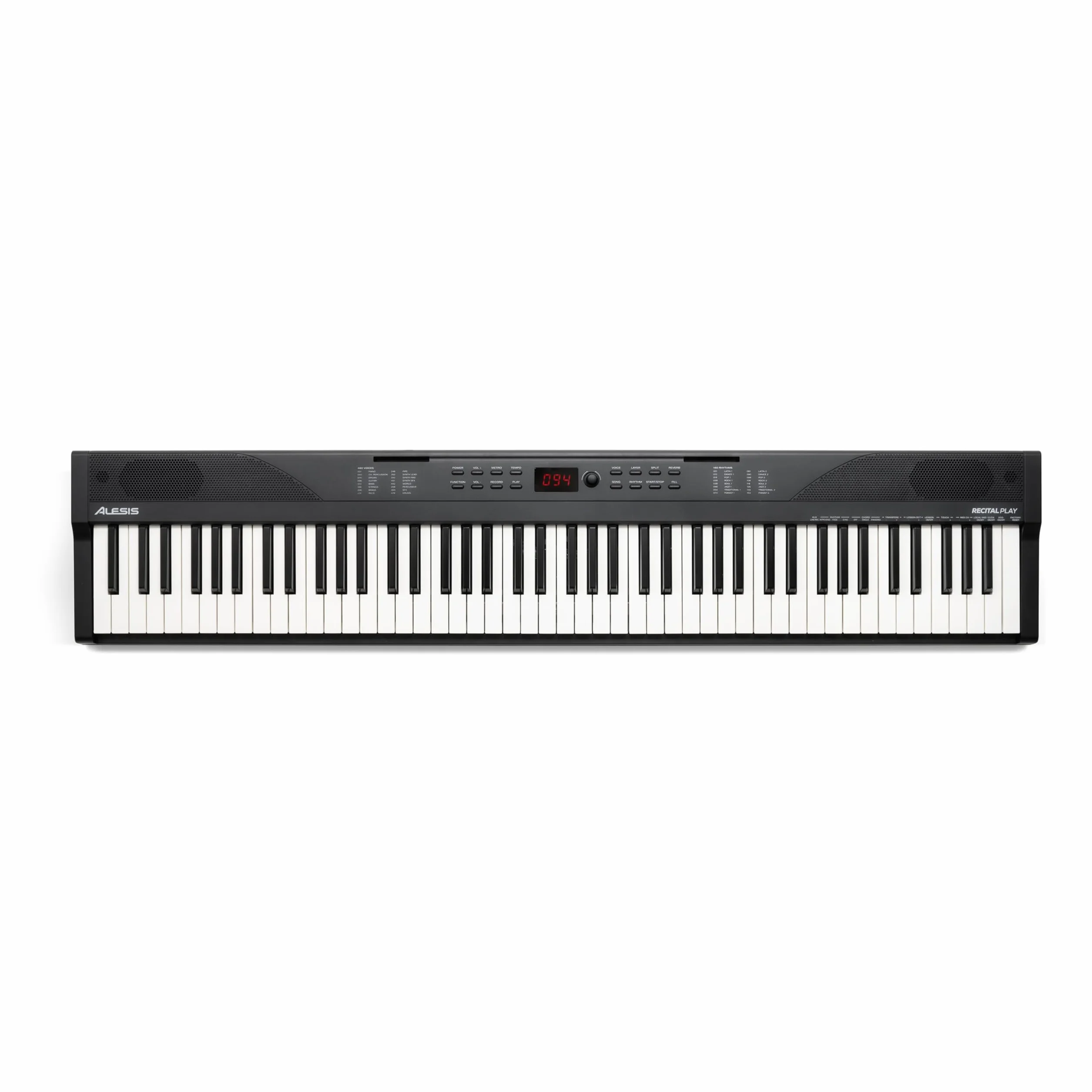Alesis Piano Numérique 88 Touches avec 480 Sons, Haut-Parleurs, MIDI USB, Sac de Transport, Support, Casque, Pédale