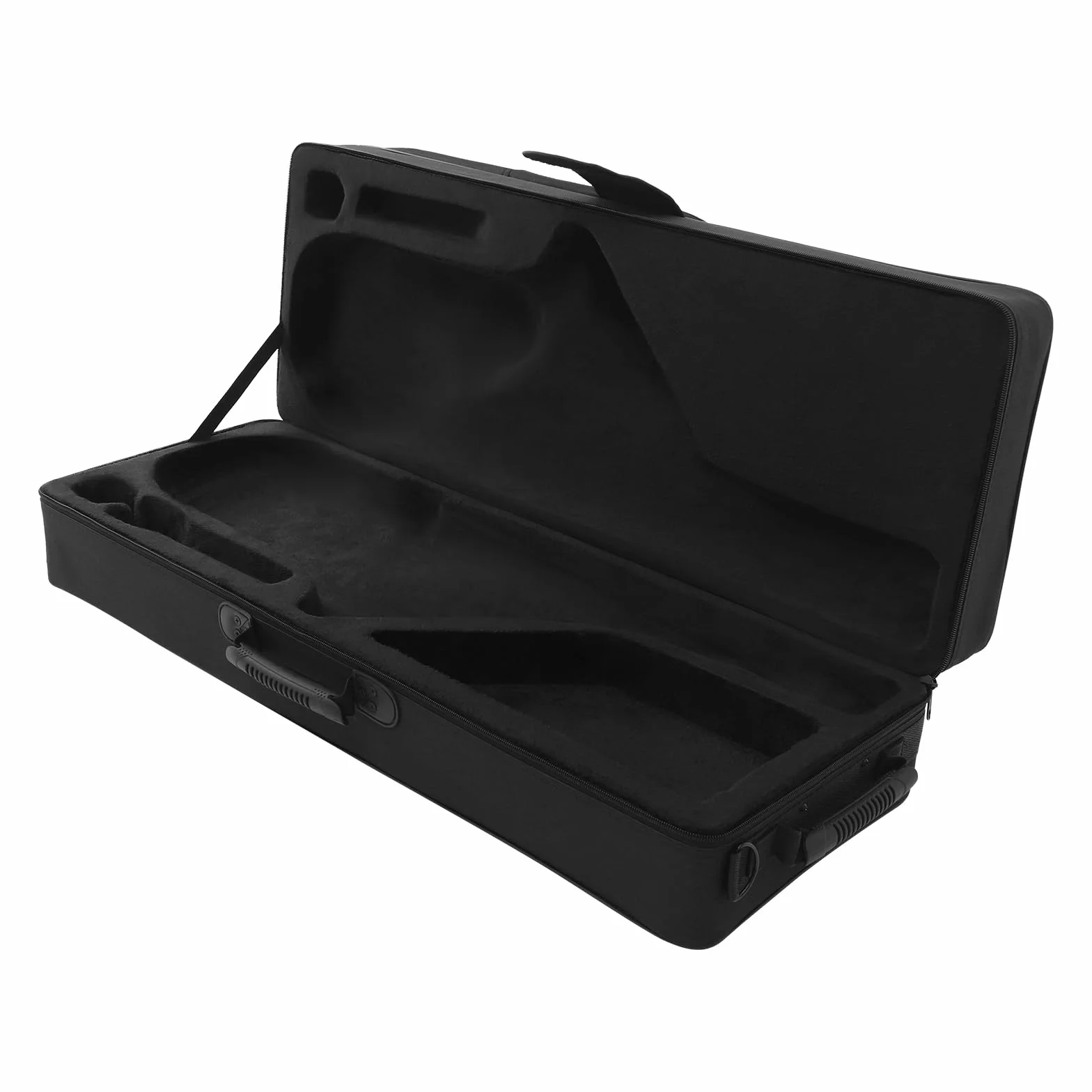 Étui Saxophone Ténor Toile Nylon Housse Transport Mousse Antichoc 31×21×82 cm