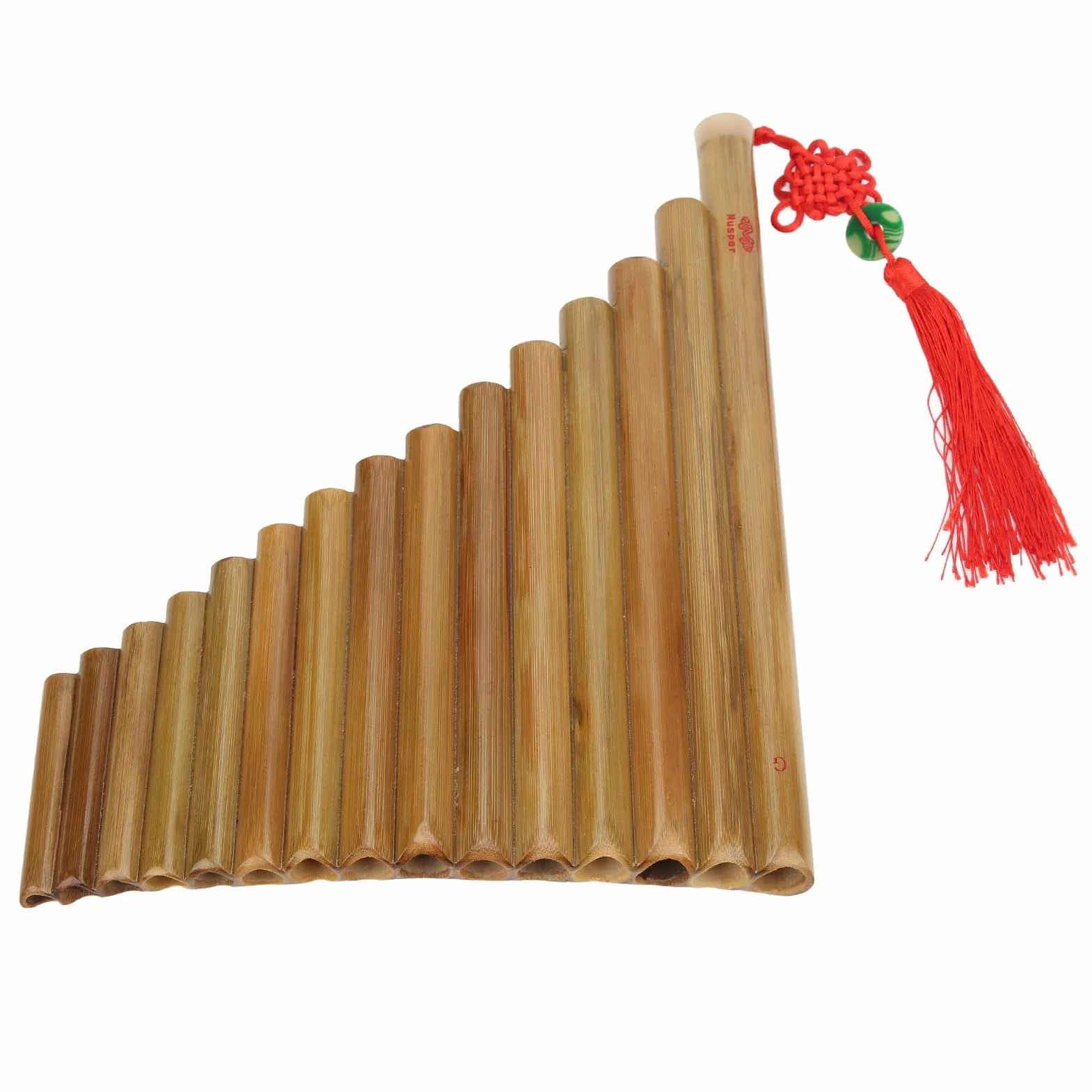 Flûte de Pan 15 Pipes G Key Instrument à Vent Traditionnel Chinois