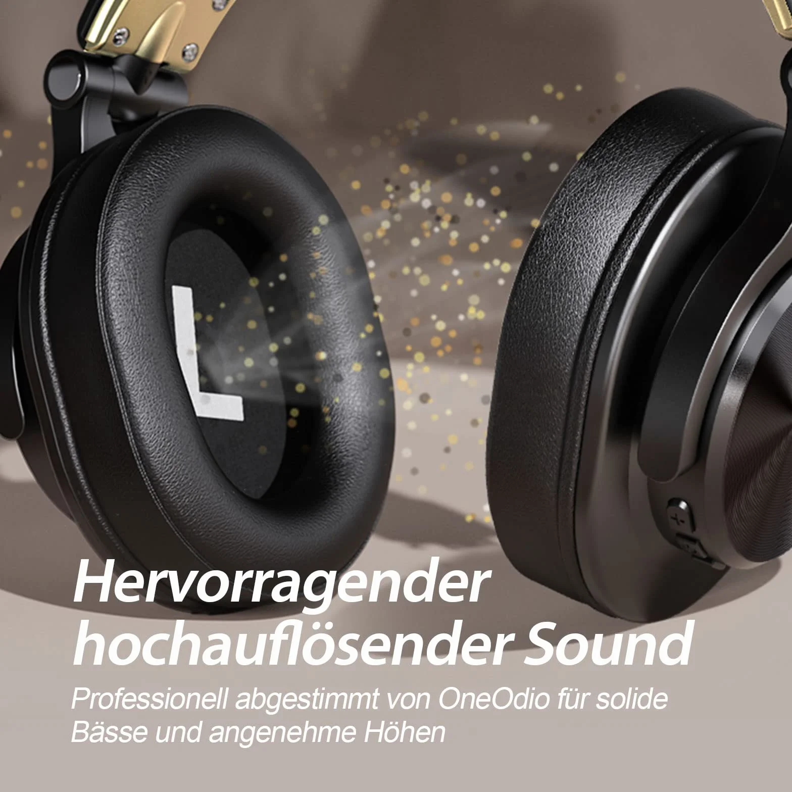 OneOdio Casque audio Bluetooth Over Ear, casque de studio fermé avec port Share, professionnel sans fil pour guitare, E-Drum, Piano, AMP, Enregistrement