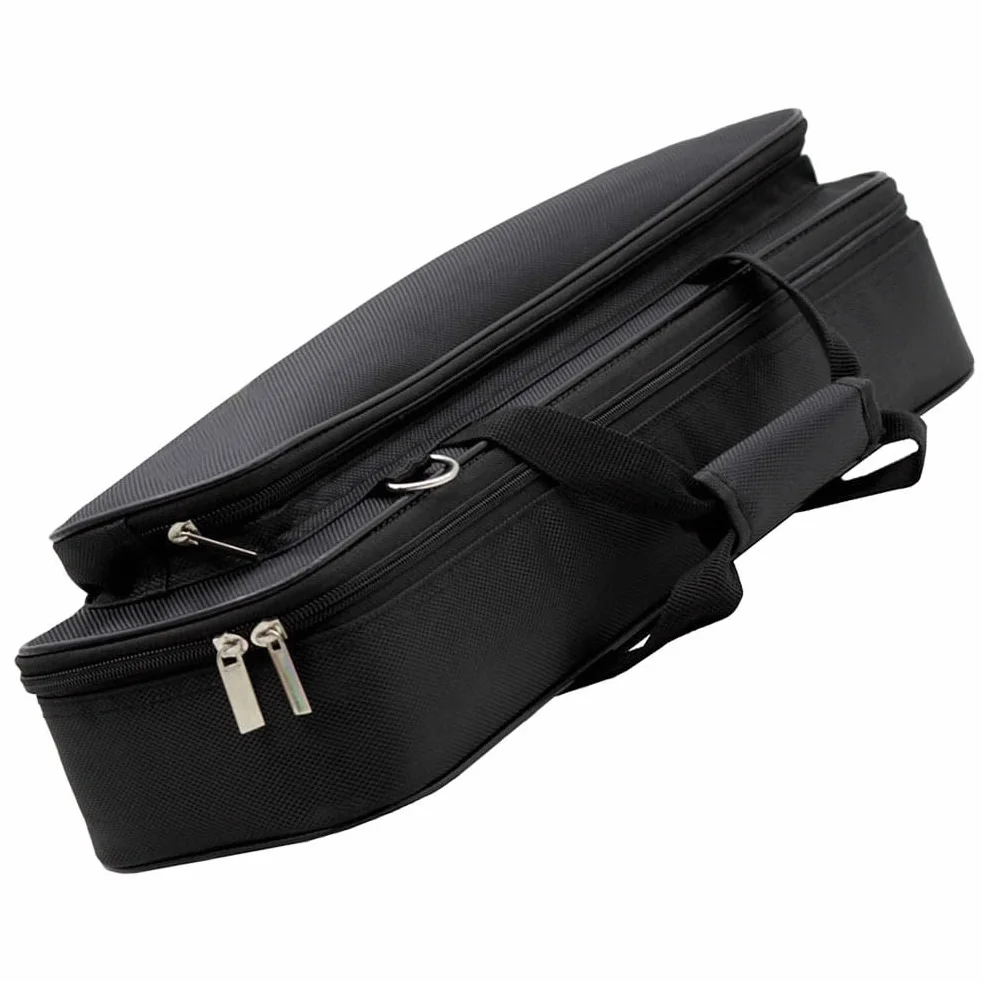 Sac De Flûte Oxford Rembourré Épais Bandoulière Ajustable Portable pour Flûte Traversière 16 Trous Rangement Instrument