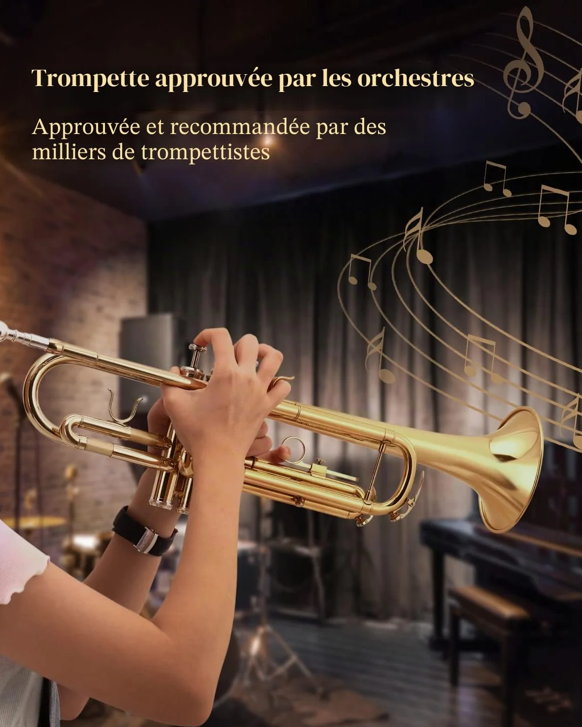 Eastar ETR-380 Standard Student Trumpet Bb Gold