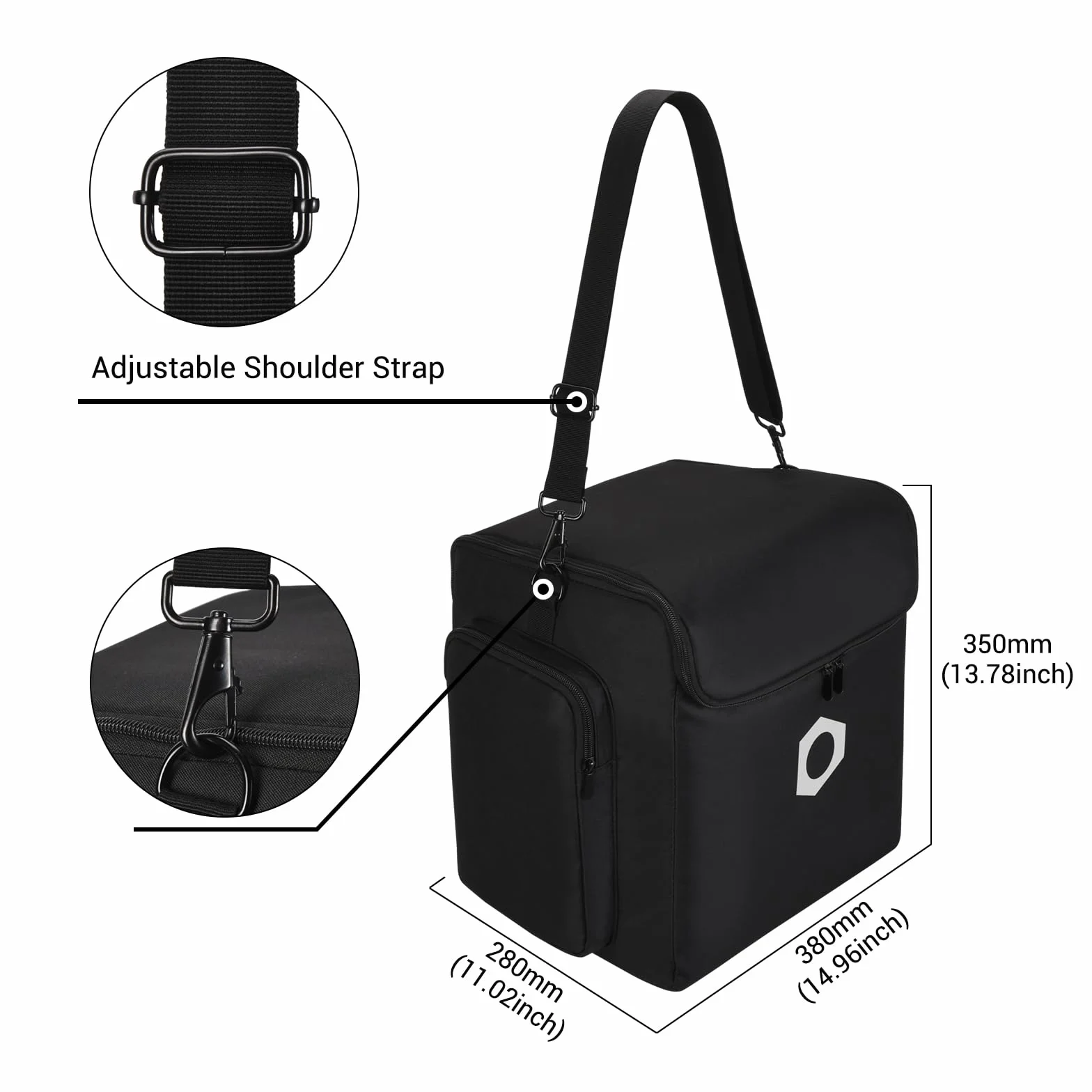 Étui Transport Housse Protection Sac Voyage pour JBL PARTYBOX Encore 2 / PartyBox Encore Essential Enceinte Portable Noir