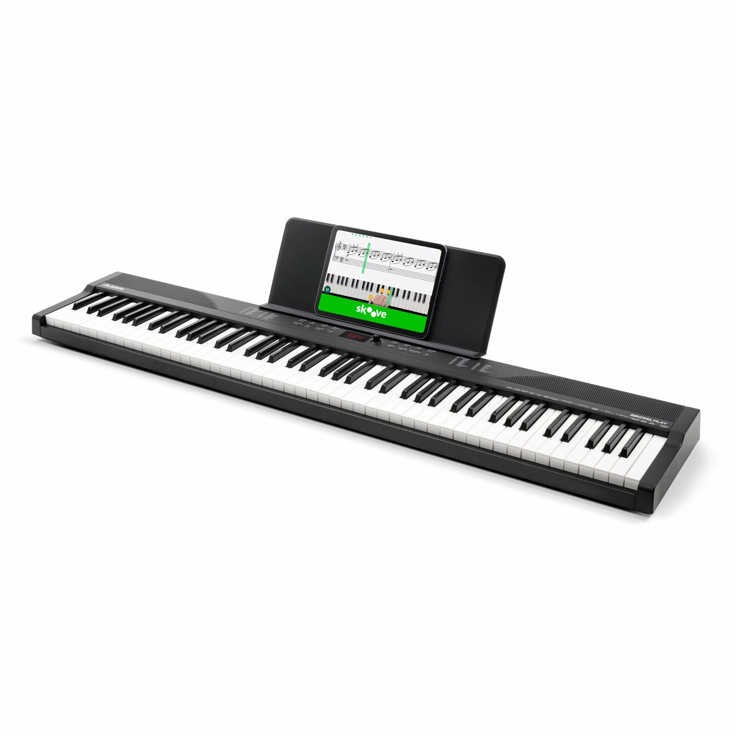 Alesis Piano Numérique 88 Touches avec 480 Sons, Haut-Parleurs, MIDI USB, Sac de Transport, Support, Casque, Pédale
