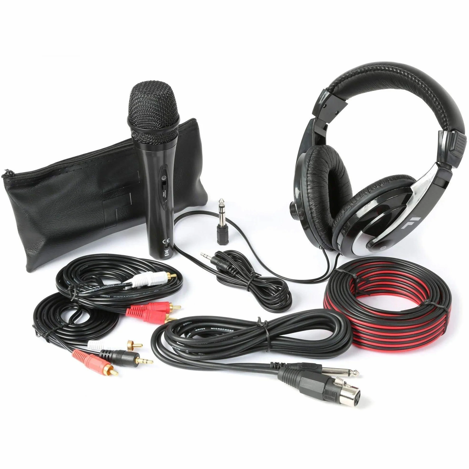 VONYX Kit Sono DJ 2.2 avec Table de Mixage et Accessoires DJ