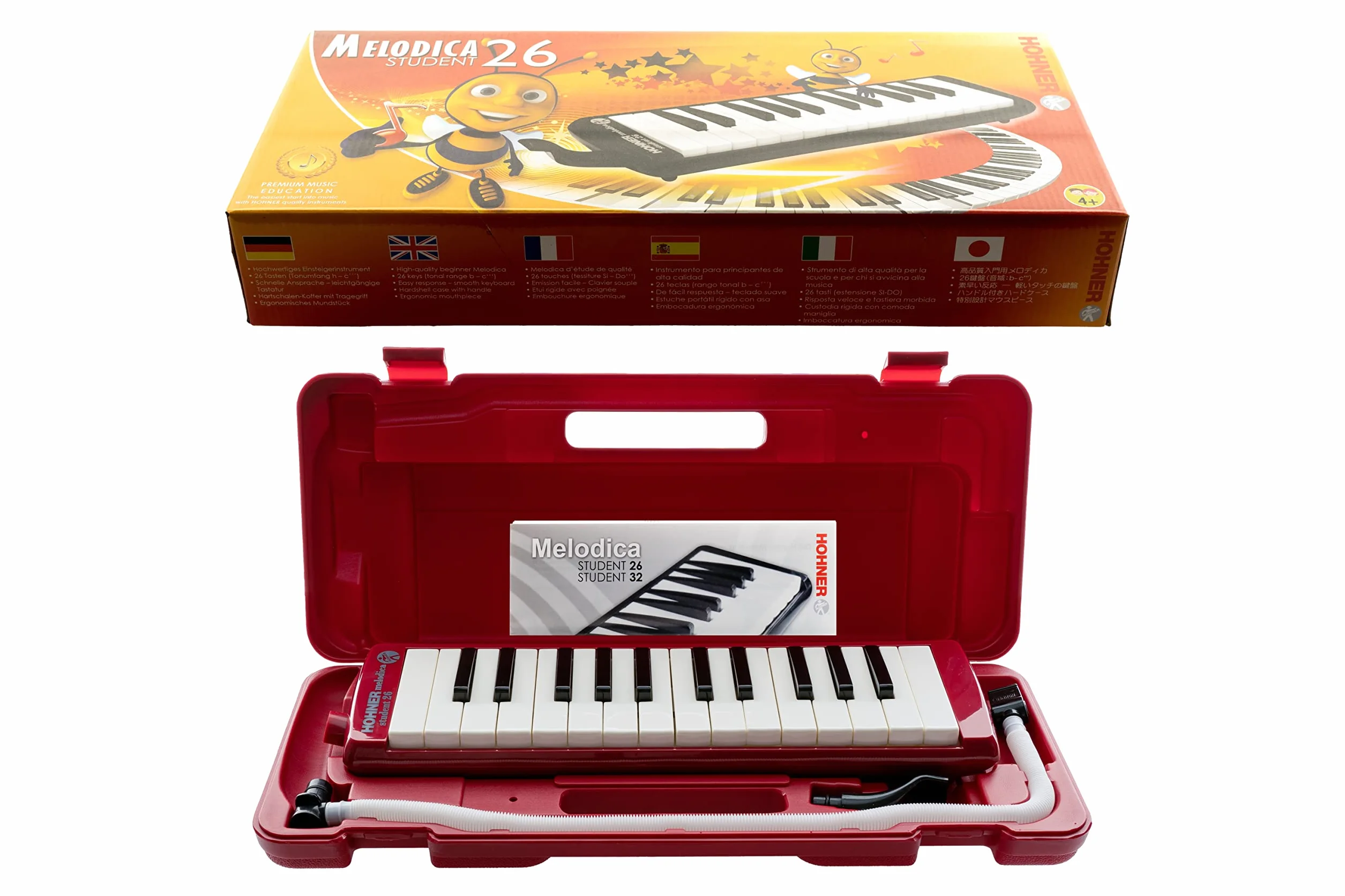 HOHNER Mélodica STUDENT 26 ROUGE