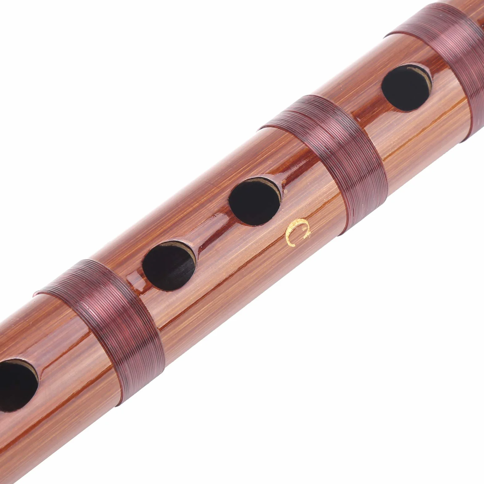 Flûte en bambou Dizi clé C avec boîte, instrument à vent pour débutants