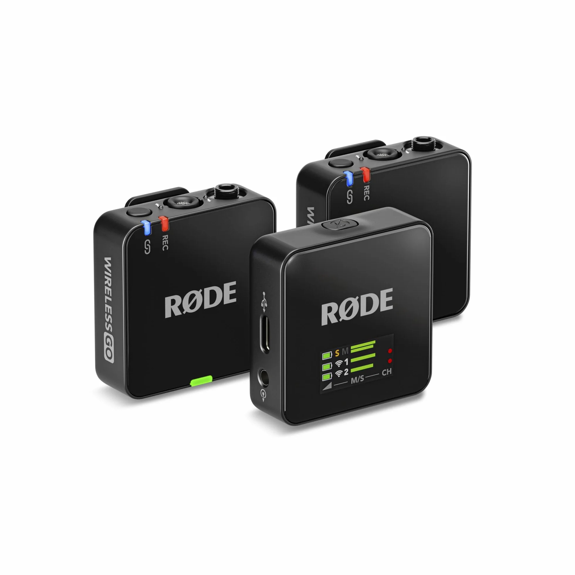 RØDE Wireless GO (Gen 3) Microphone sans Fil Compact 32 Bits Float Enregistrement Automatique du Niveau Noir