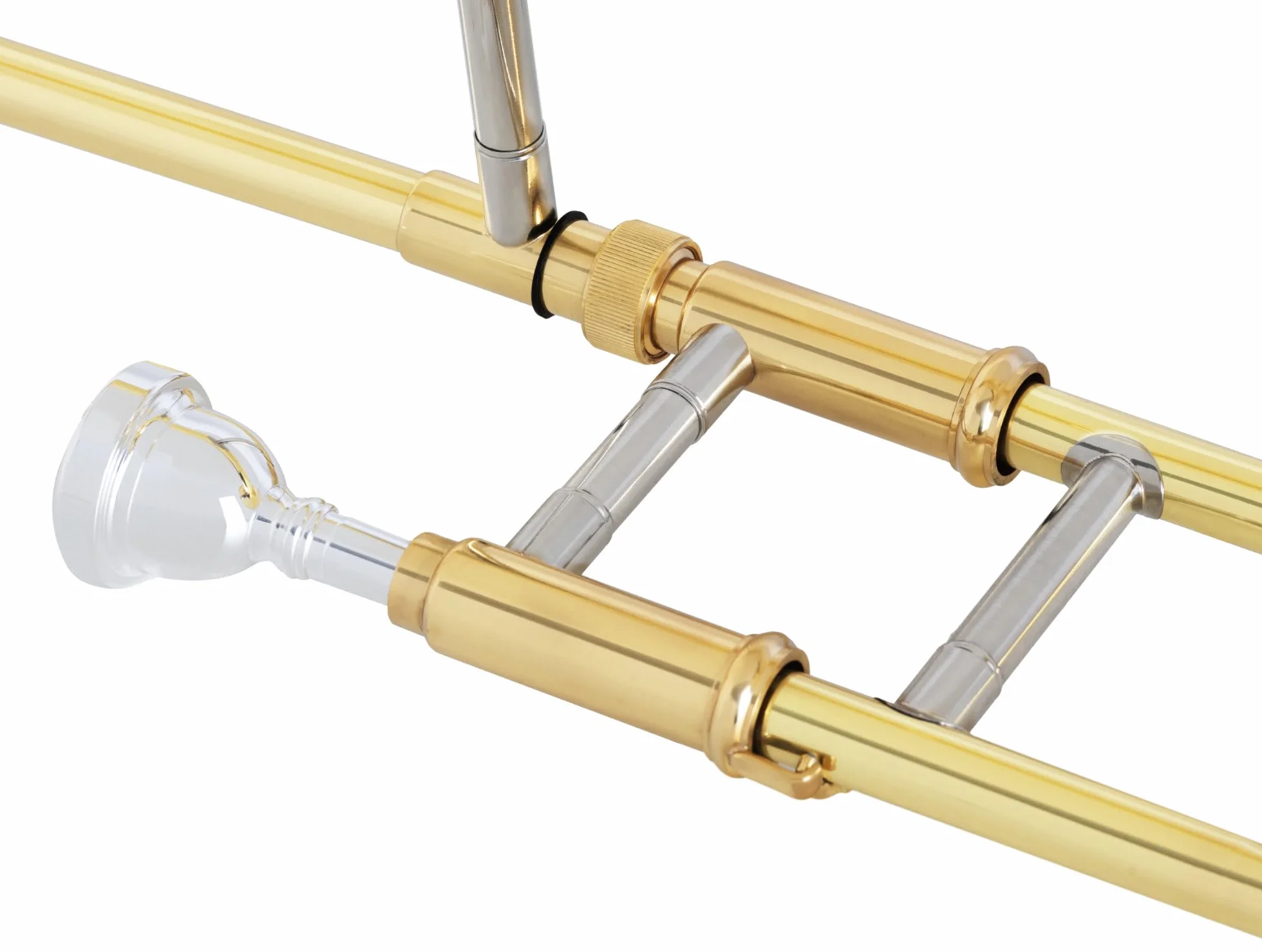 Trombone Ténor Classic Cantabile TP-12 Bb Corps Laiton Vernis Clair Coulisse Maillechort Chromée Set Embouchure Étui Léger