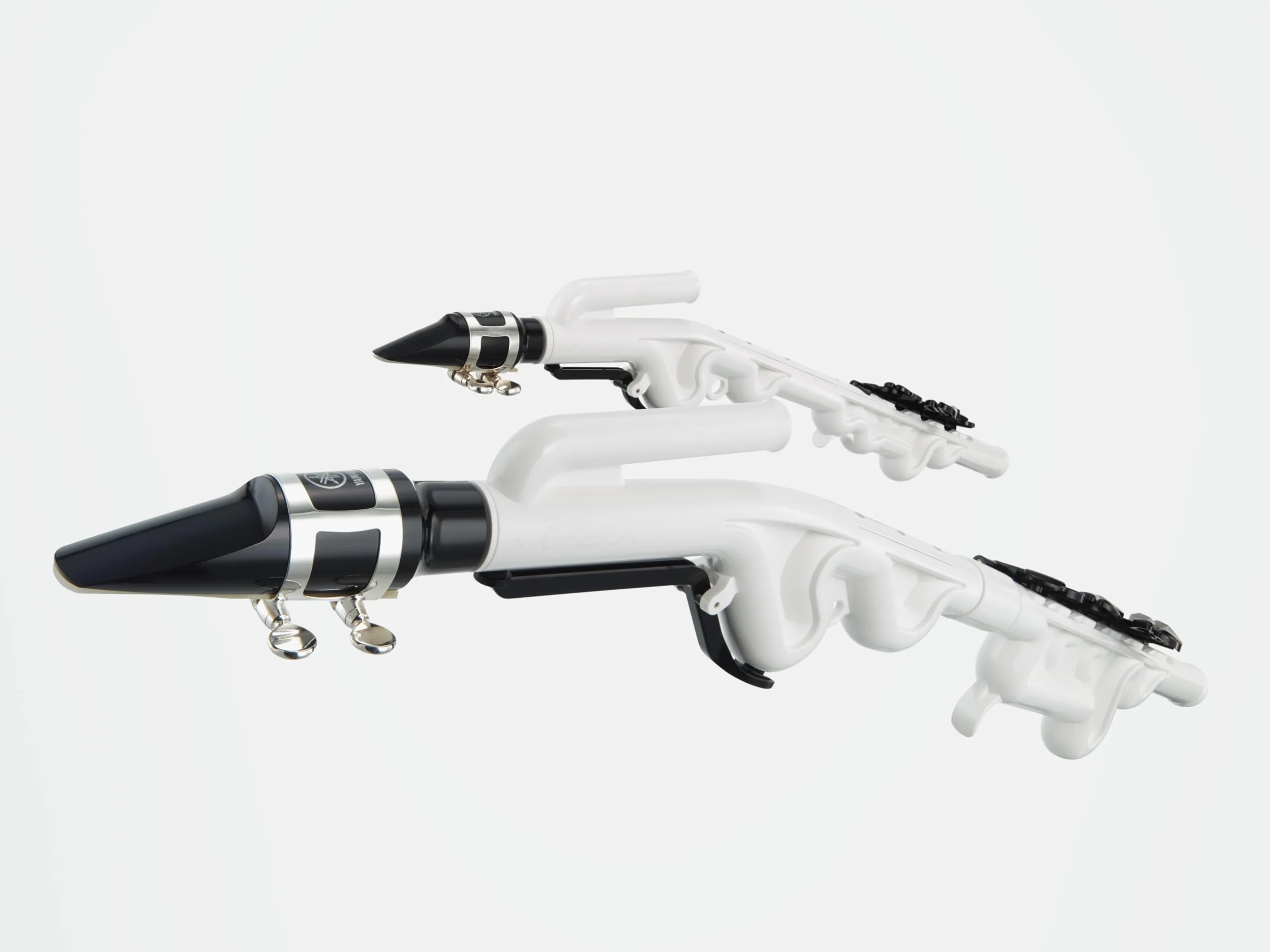 YVS-120 Venova Alto Instrument à vent avec étui, anche, bec, mode d'emploi, blanc