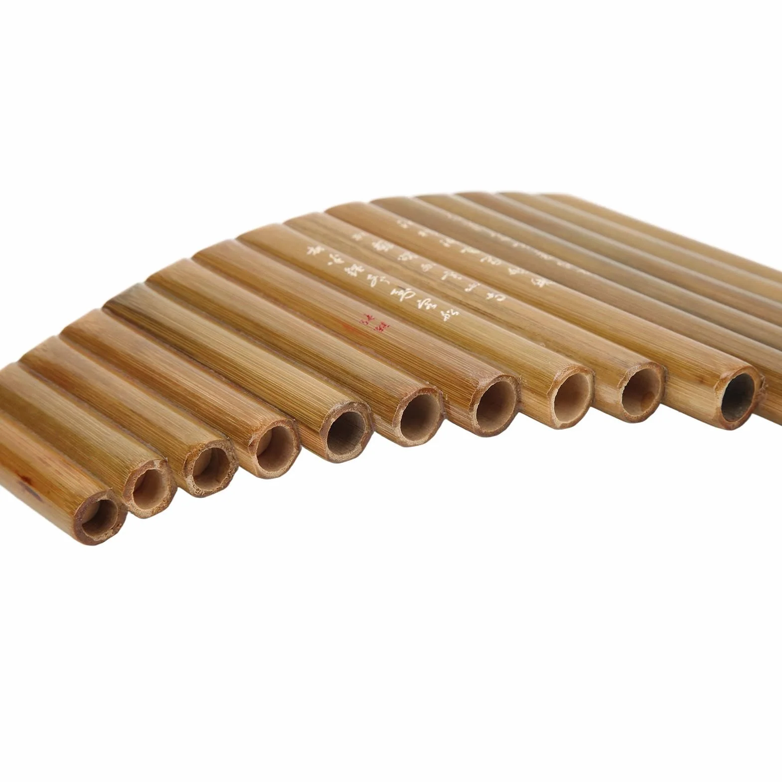 Flûte Panoramique 15 Tuyaux en Sol - Instrument Traditionnel Chinois