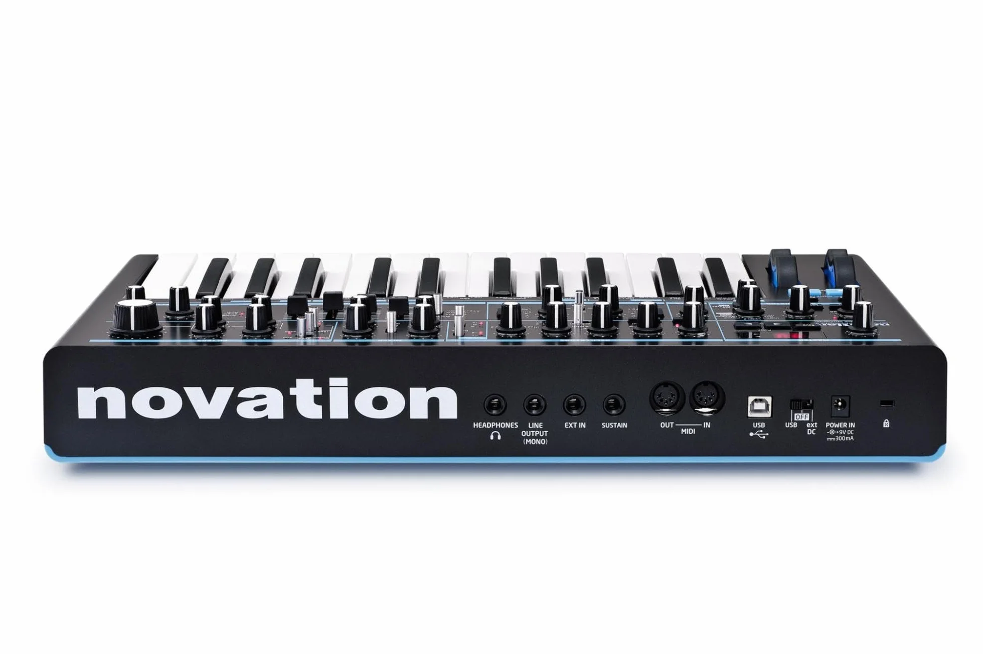 Novation Bass Station II synthétiseur monodique analogique avec arpégiateur et séquenceur