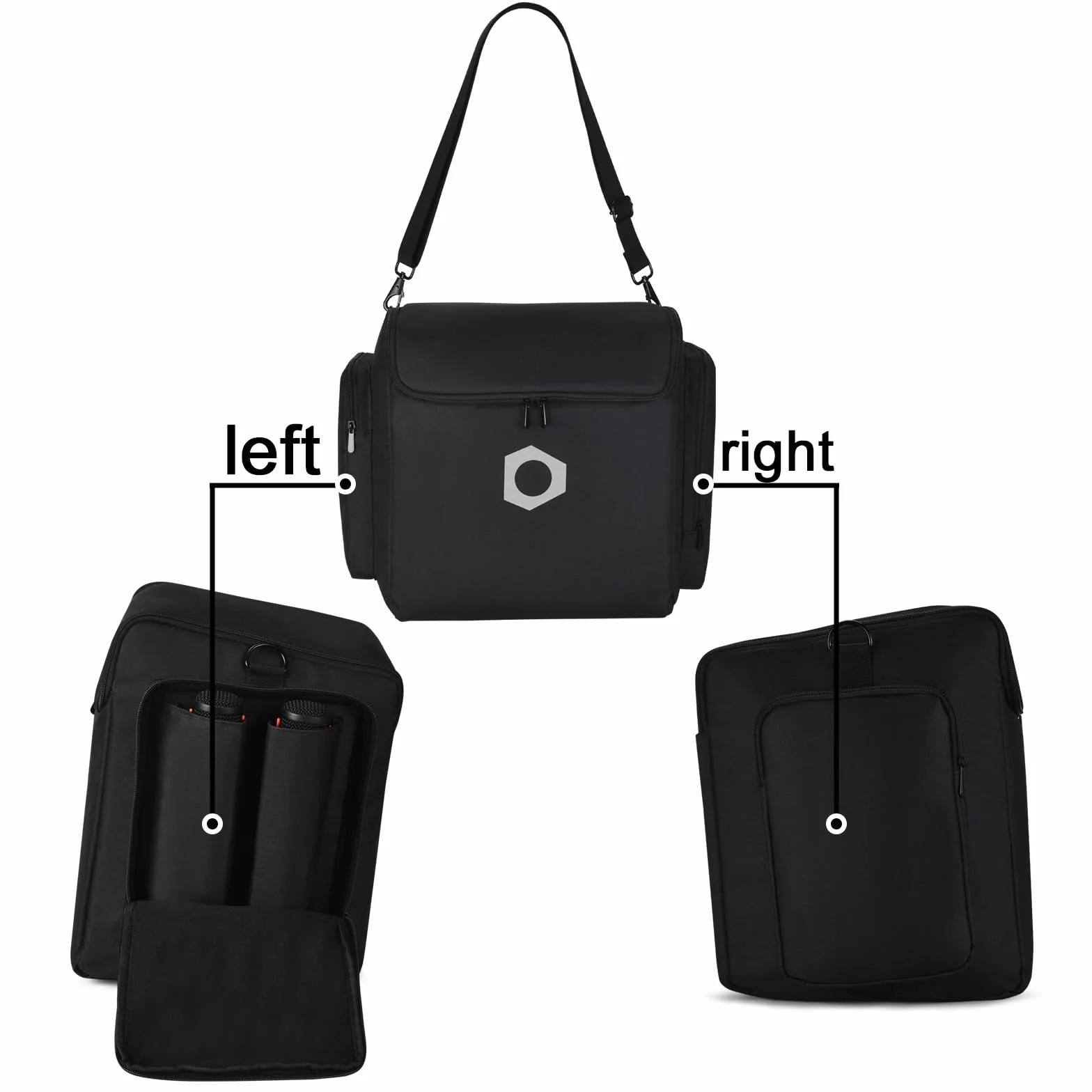 Étui Transport Housse Protection Sac Voyage pour JBL PARTYBOX Encore 2 / PartyBox Encore Essential Enceinte Portable Noir