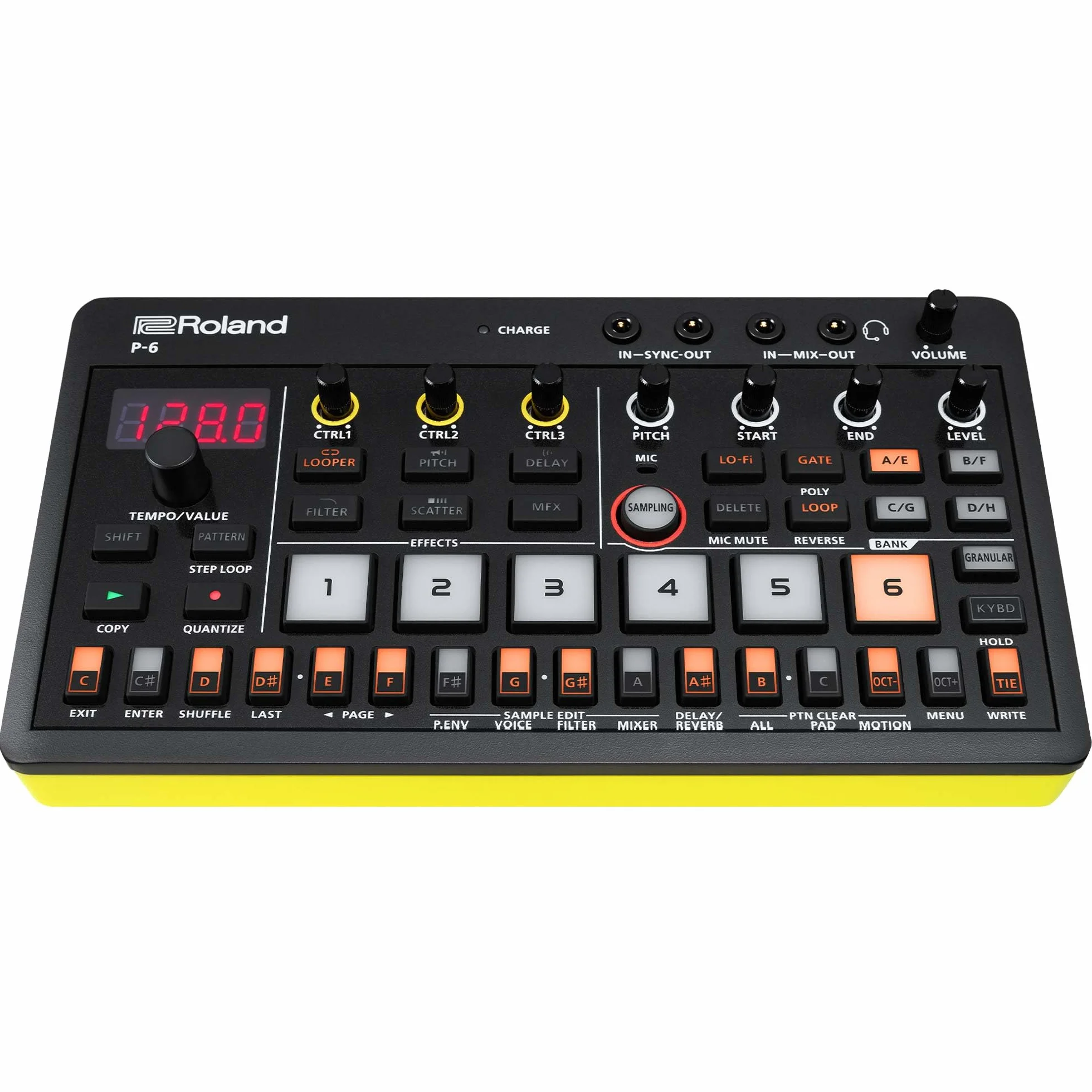 Roland P-6 Creative Sampler AIRA Compact Séquenceur Granulaire USB-C