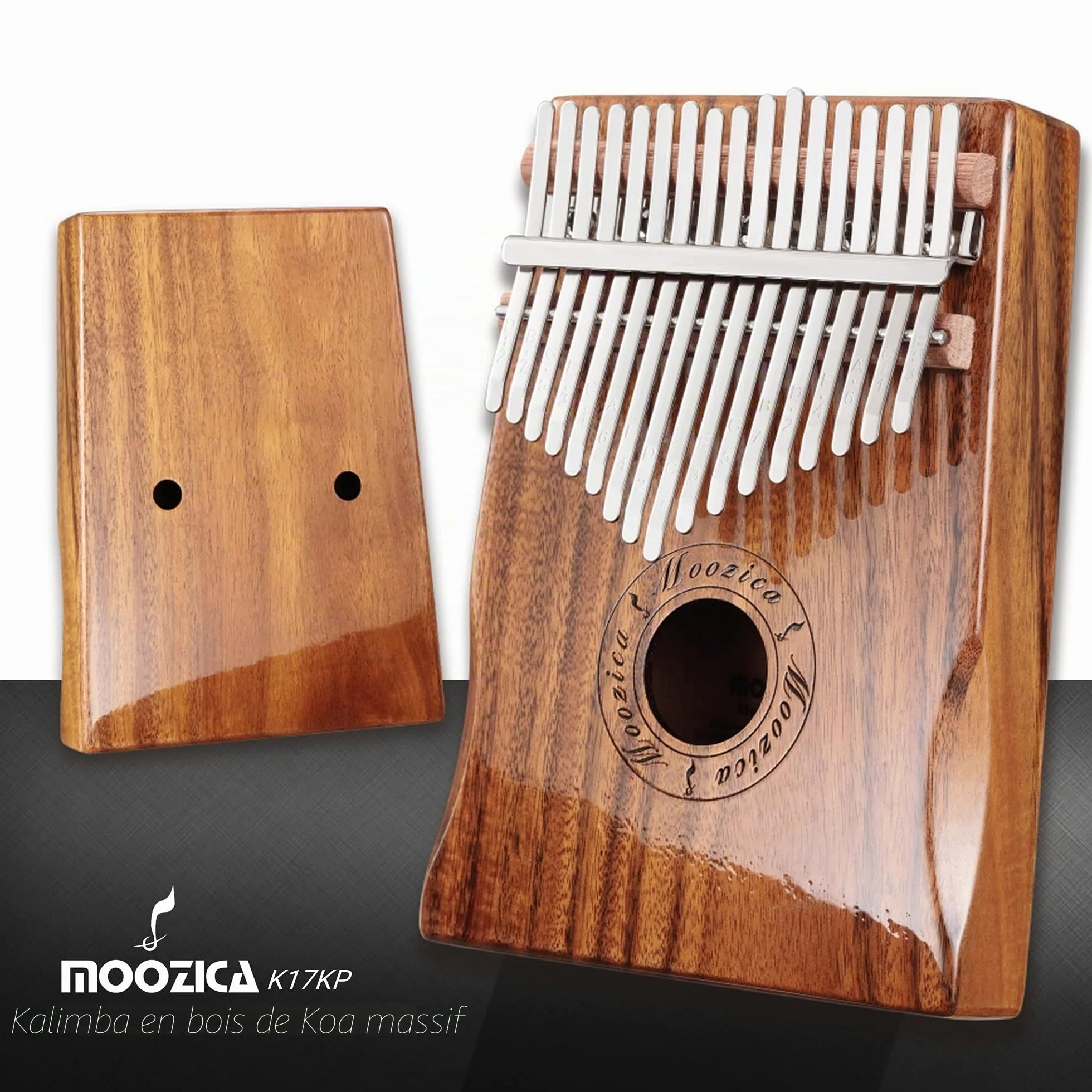 Kalimba 17 touches Moozica K17K Professionnel Instrument de Musique