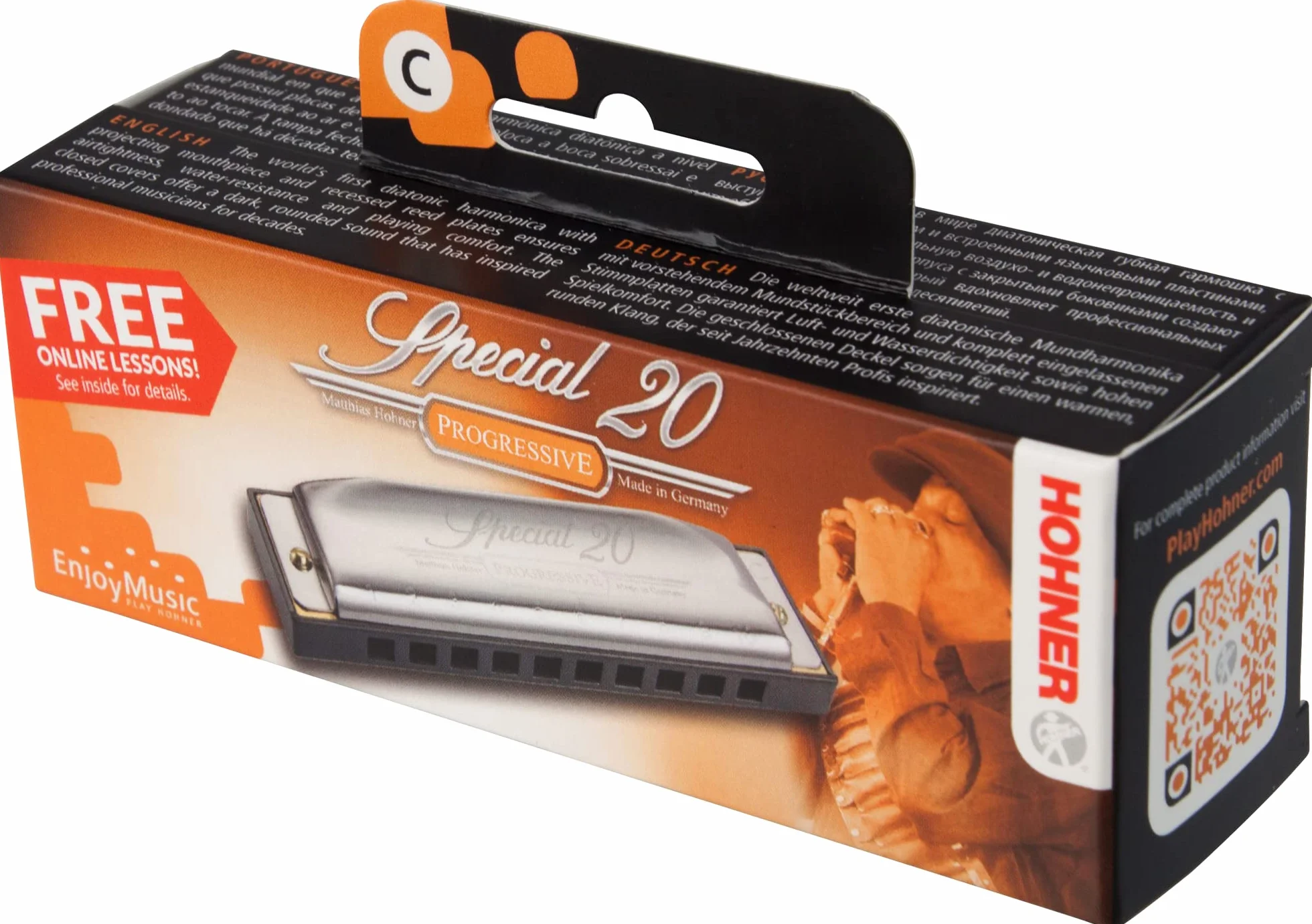 Harmonica HOHNER Special 20 56020 C en Tonalité DO