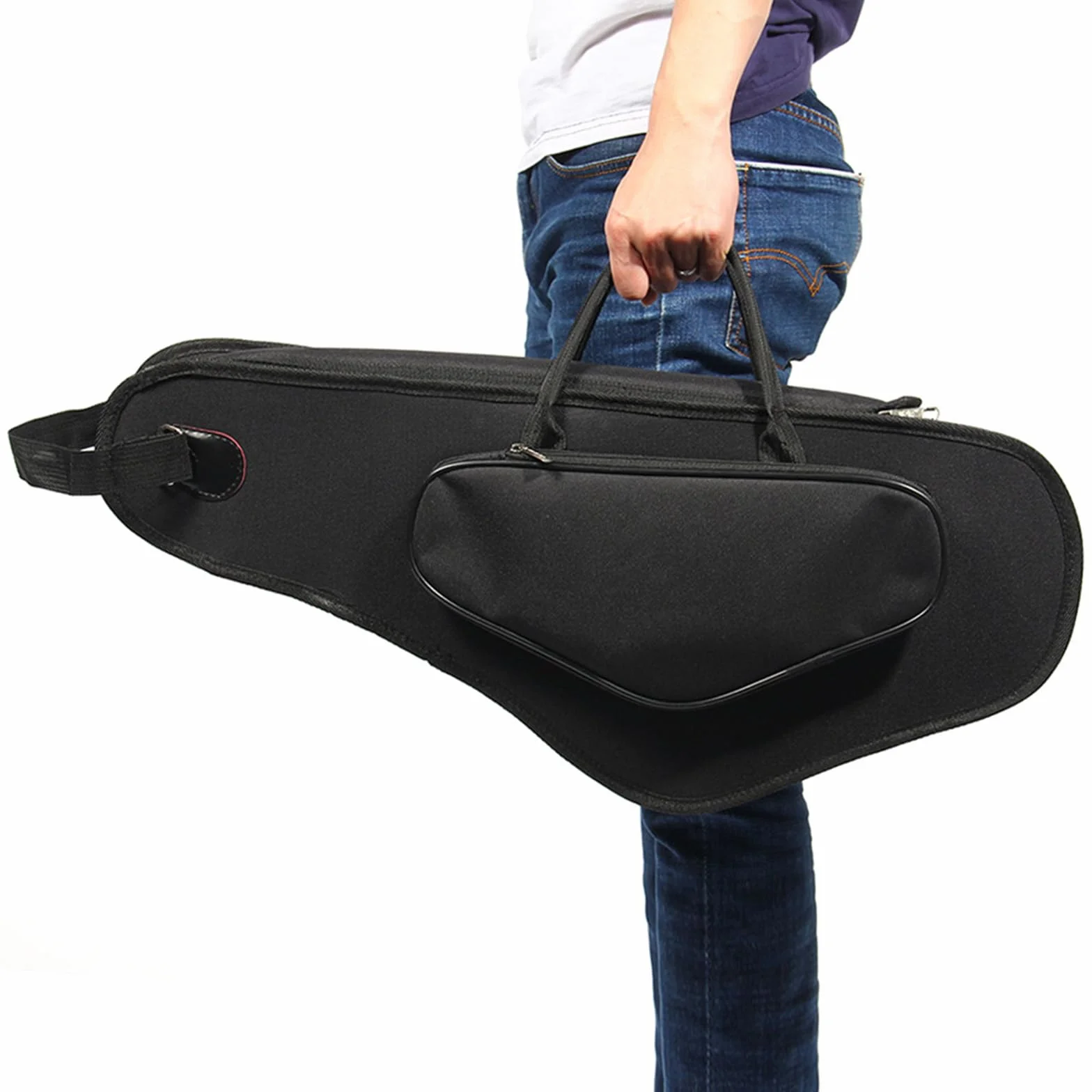 Étui pour Saxophone Alto Sac de Transport étanche Résistant aux Chocs Housse Double Réglable