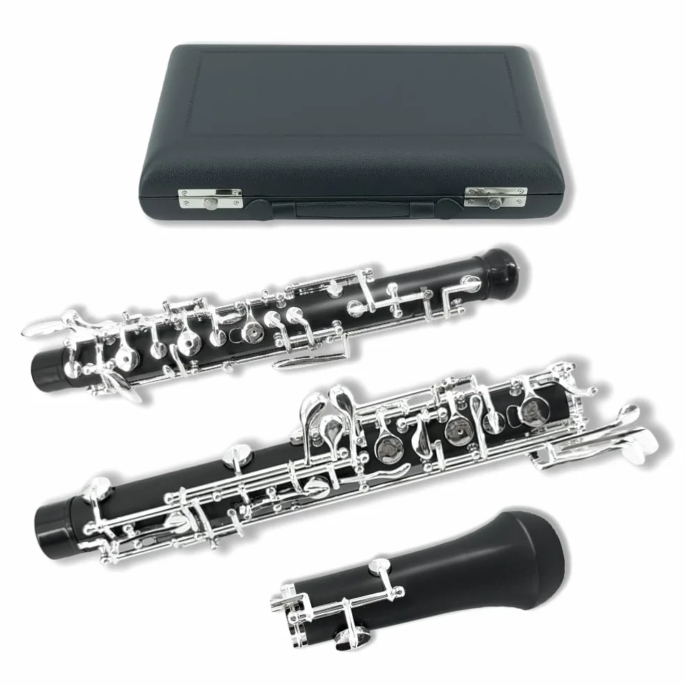 Yinfente Obôe Ebonite C Clé Gauche F Résonance Semi-Automatique Instrument à Vent