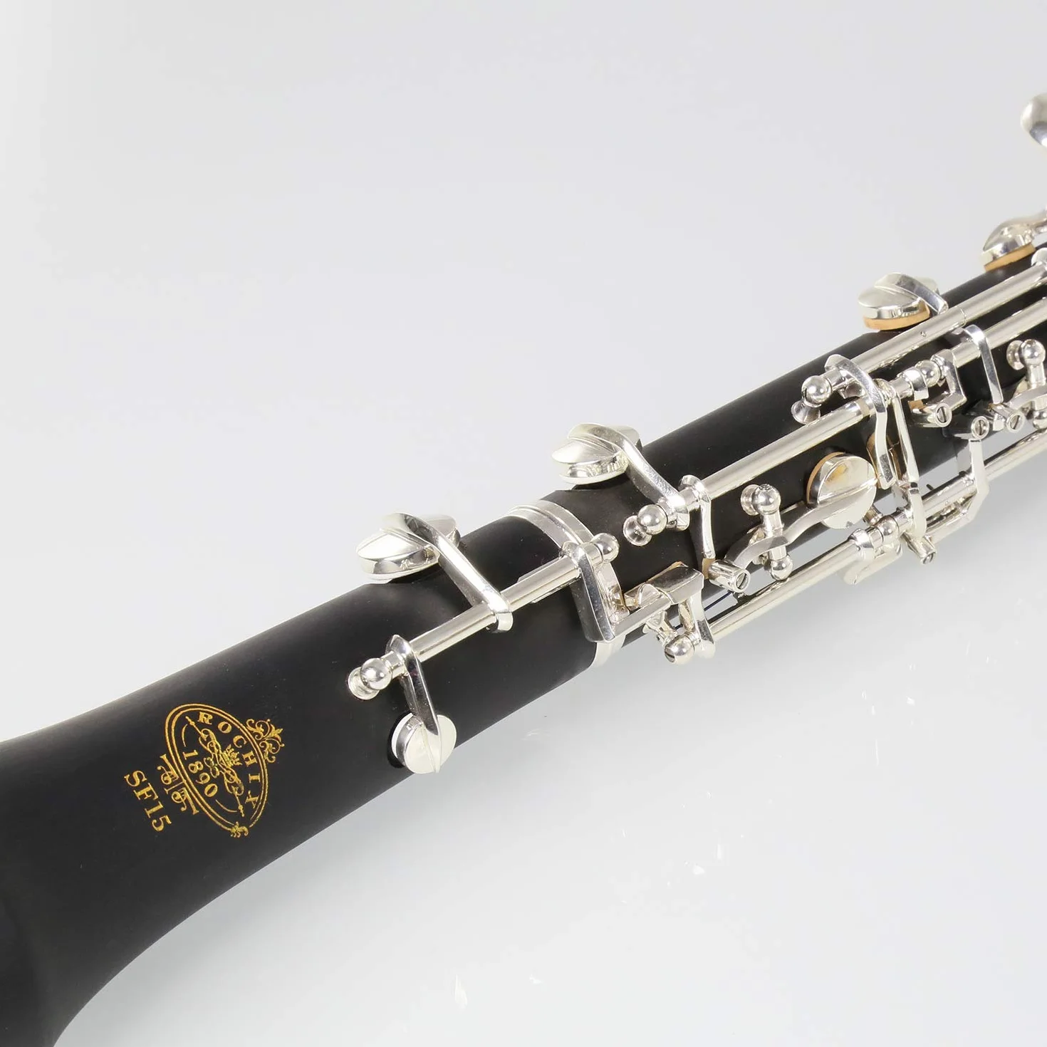 Rochix Sf15 Corps en bois composite plaqué argent avec étui