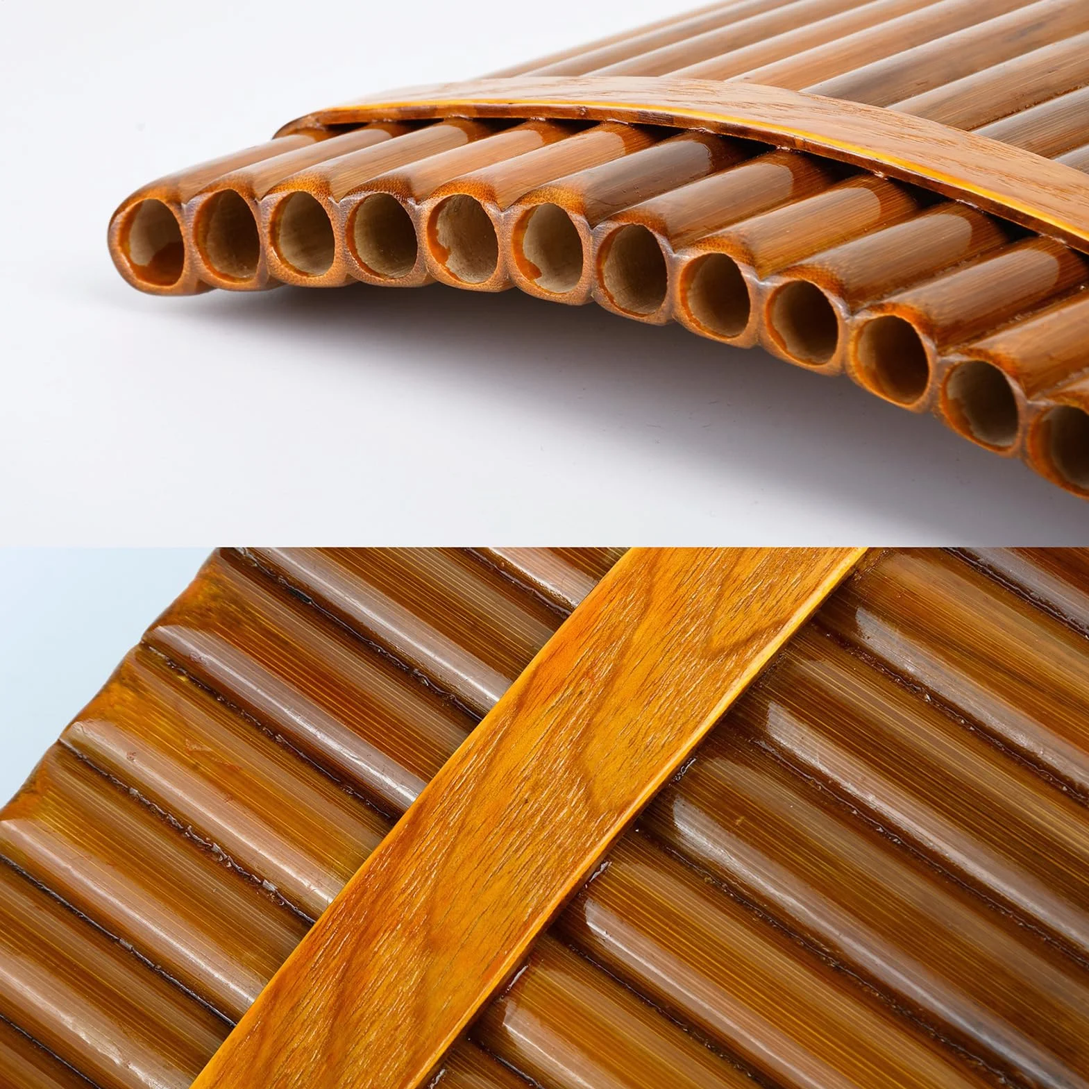 Flûte De Pan 15 Tuyaux Bambou Avec Sac De Transport, Instrument Traditionnel Chinois