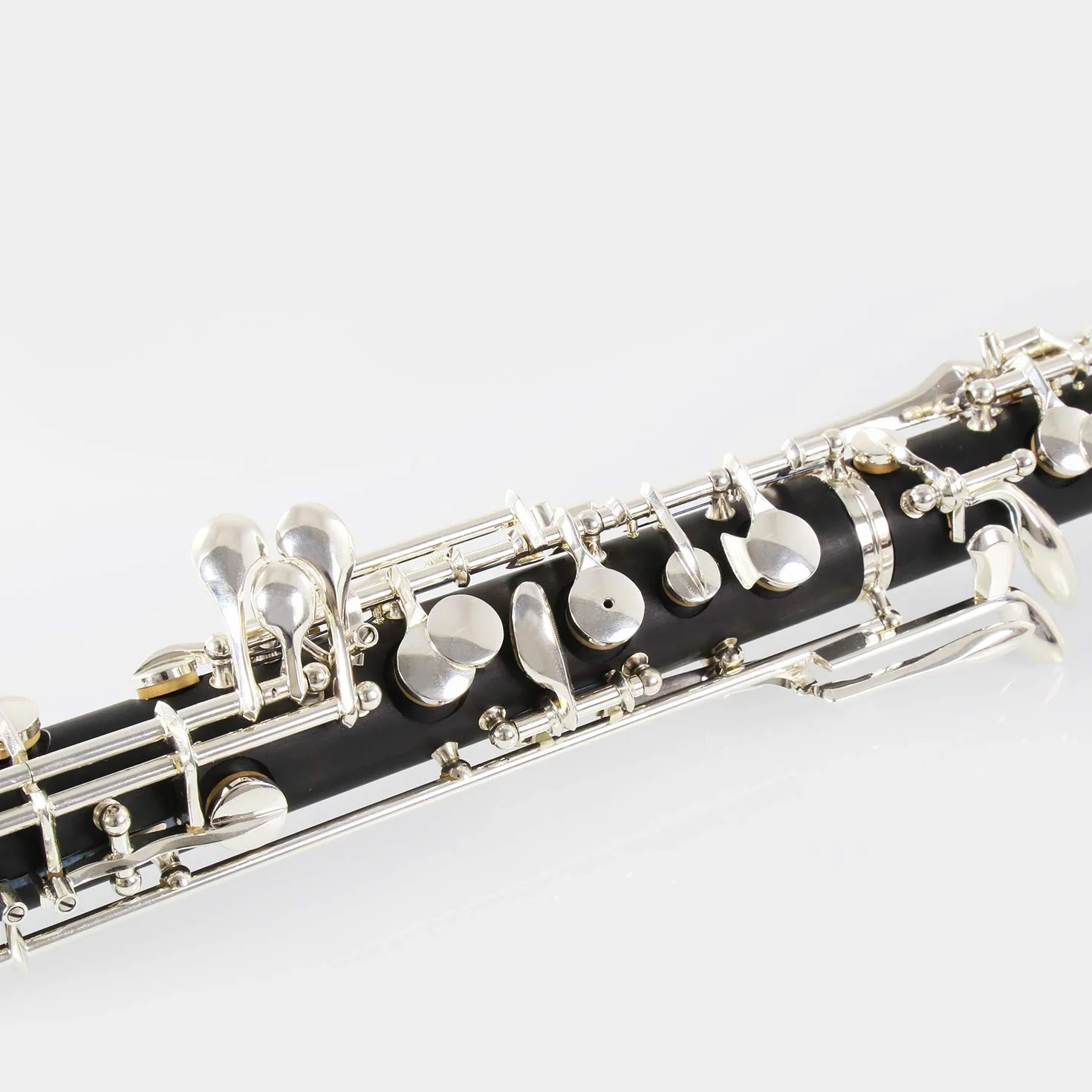 Rochix CH13 Clarinette en bois composite plaqué argent semi-automatique avec étui