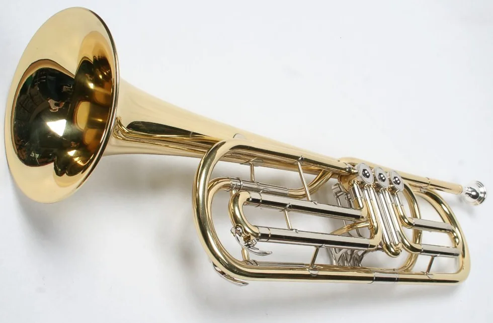 Bass Trompette Trompette basse avec Embouchure Étui Neuf