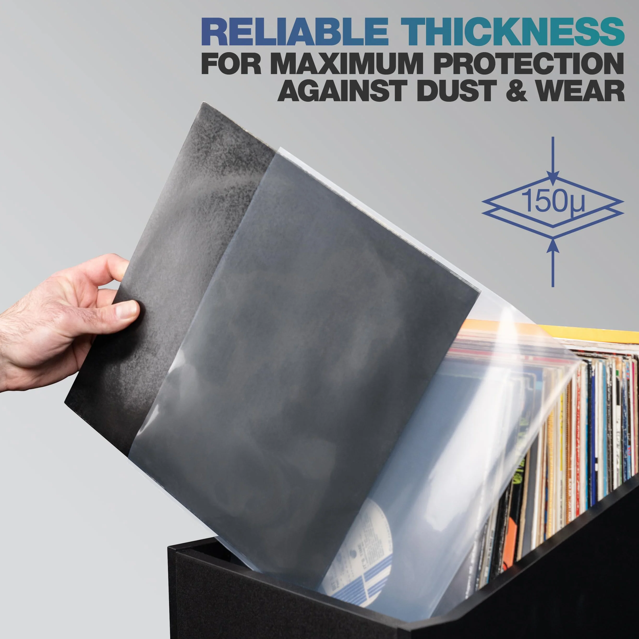 Reloop Premium 12" Vinyl LP Outer Sleeves (100 pcs.)