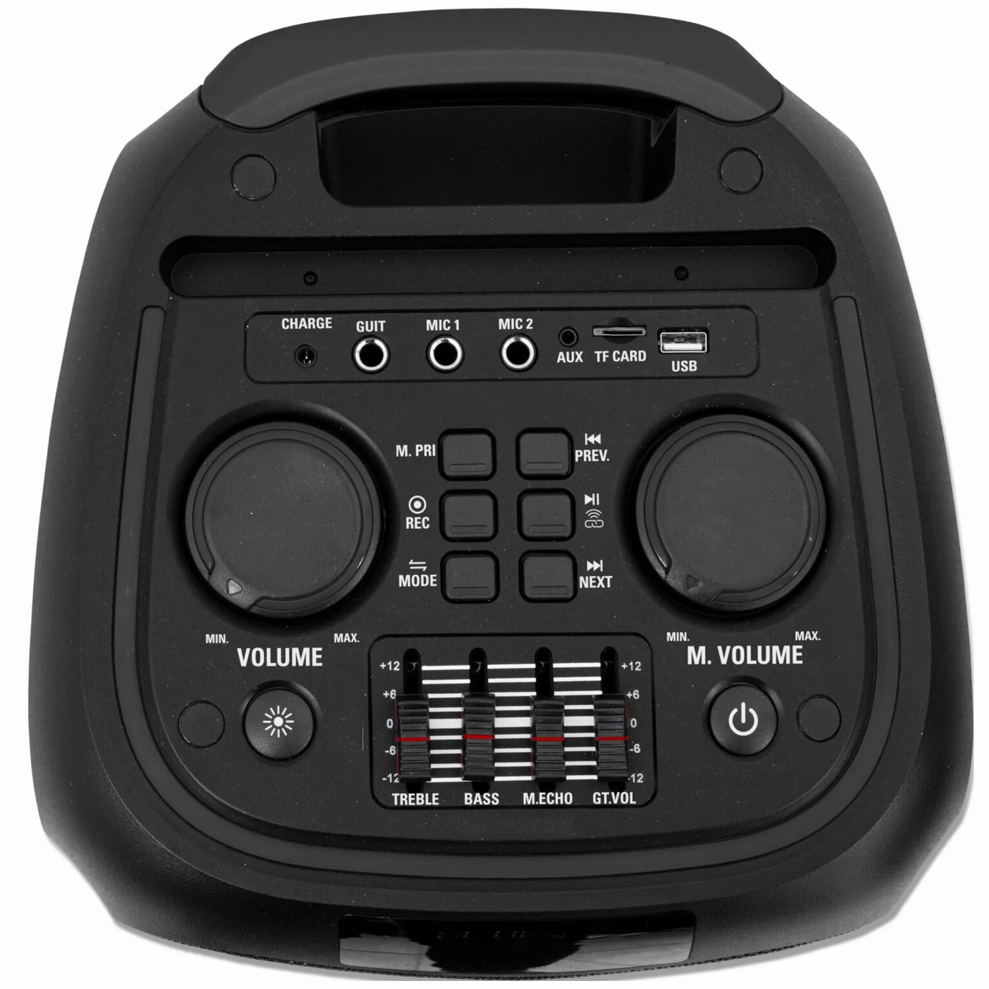 Ibiza VENUS600 Enceinte Karaoké Bluetooth TWS 600W Batterie Effet Lumière