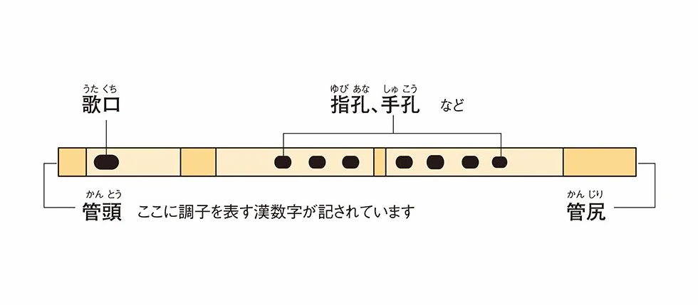 Suzuki Shinobue Flûte traditionnelle japonaise Do majeur