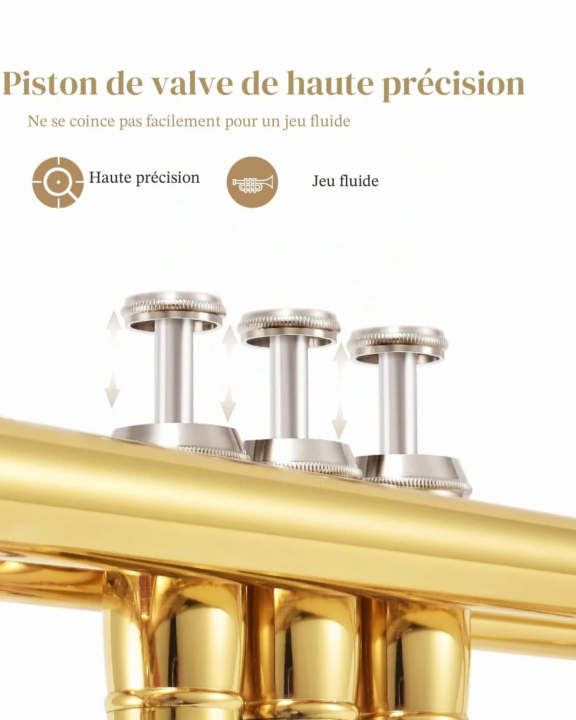 Eastar ETR-380 Standard Student Trumpet Bb Gold
