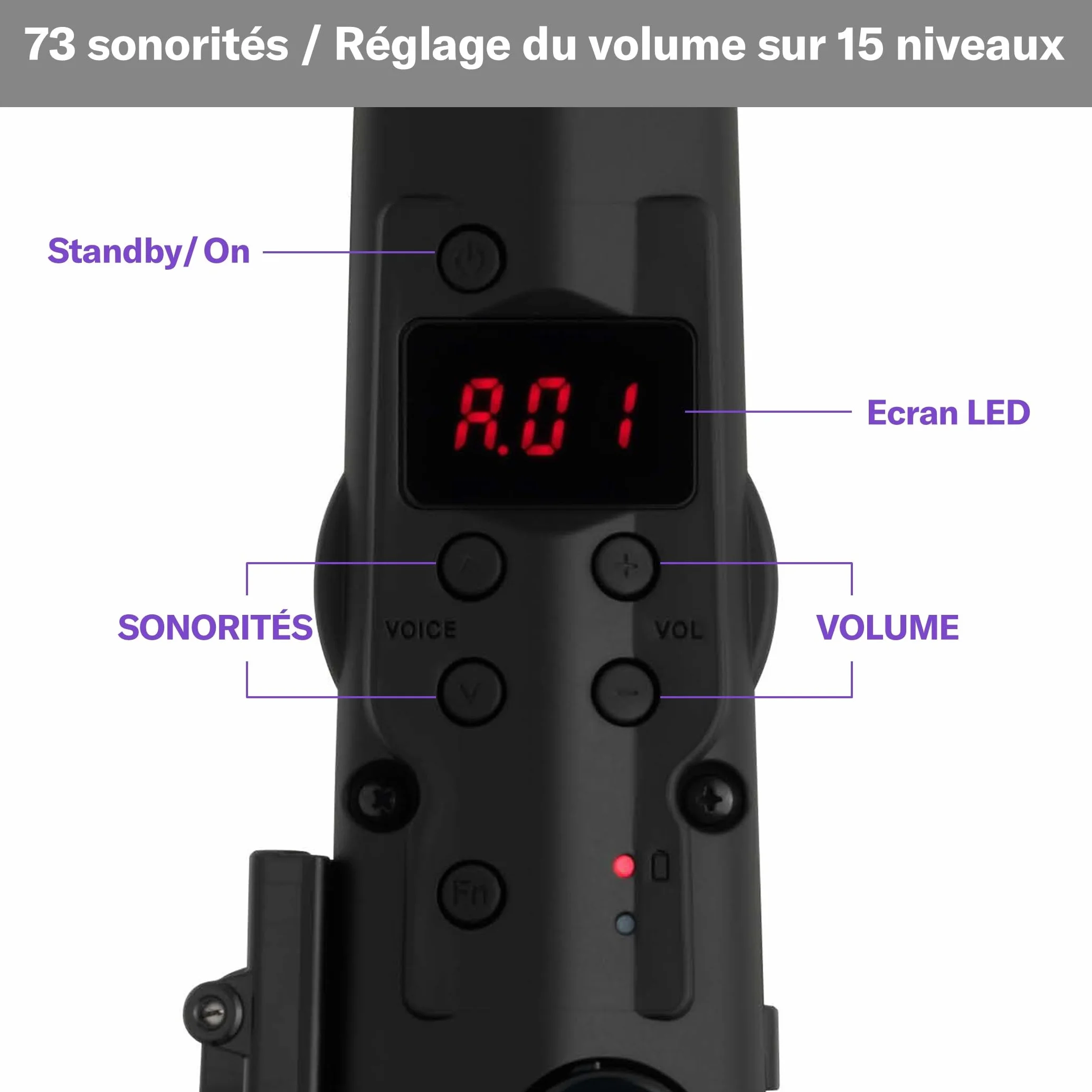 Yamaha YDS-120 Saxophone Numérique 56 Sonorités Capteur de Souffle USB Prise Casque