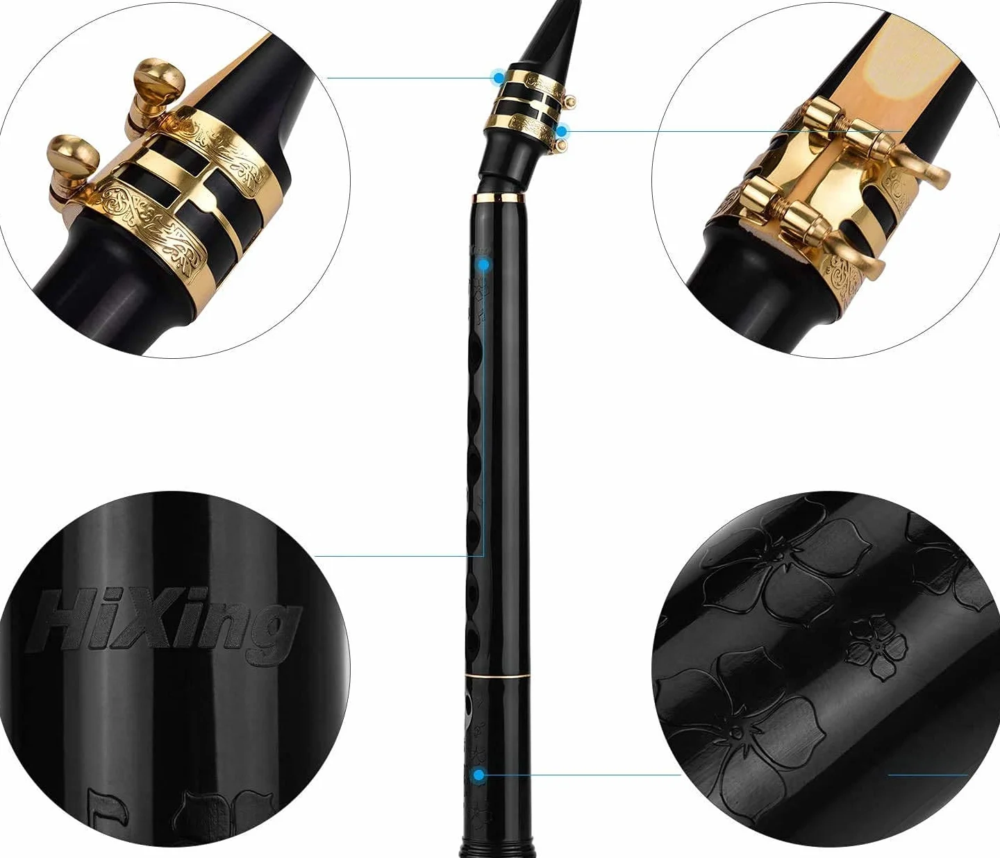 Saxophone de poche clé C pour étudiants adultes performance professionnelle