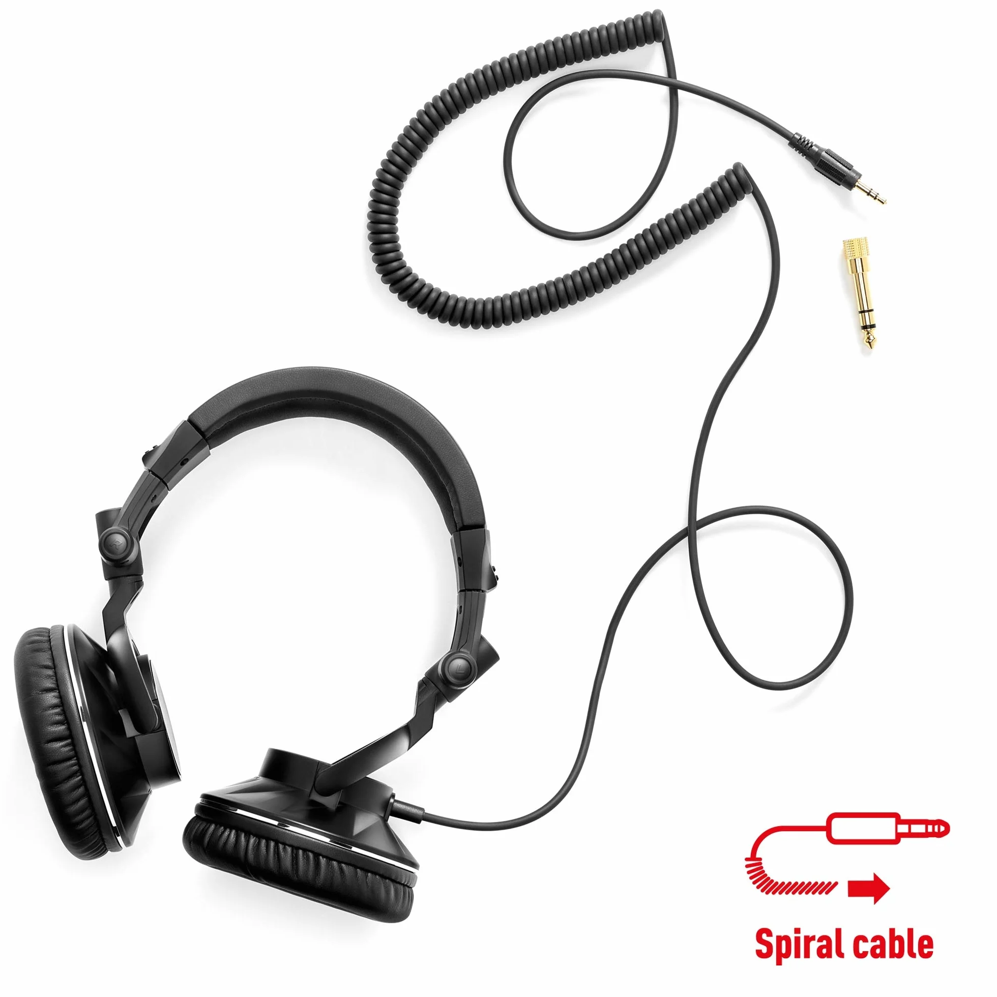 Hercules HDP DJ60 Casque DJ Professionnel Circum-aural Haute Isolation Acoustique Noir
