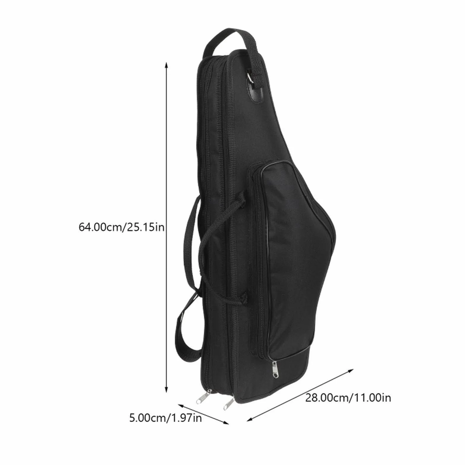 Étui pour Saxophone Alto Sac de Transport étanche Résistant aux Chocs Housse Double Réglable