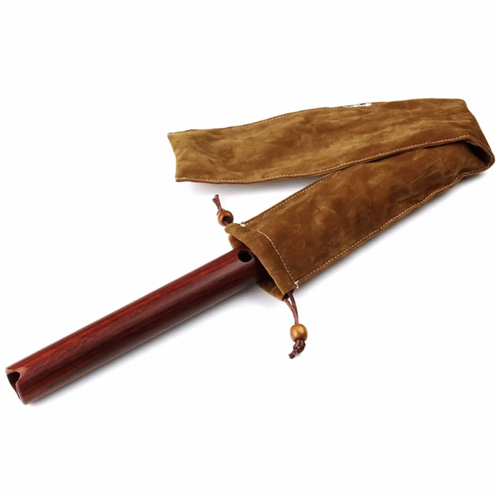 Flûte en Bambou G Key Brown Verticale Faite à la Main Instruments de Musique Clarinette Redwood Quena Débutant