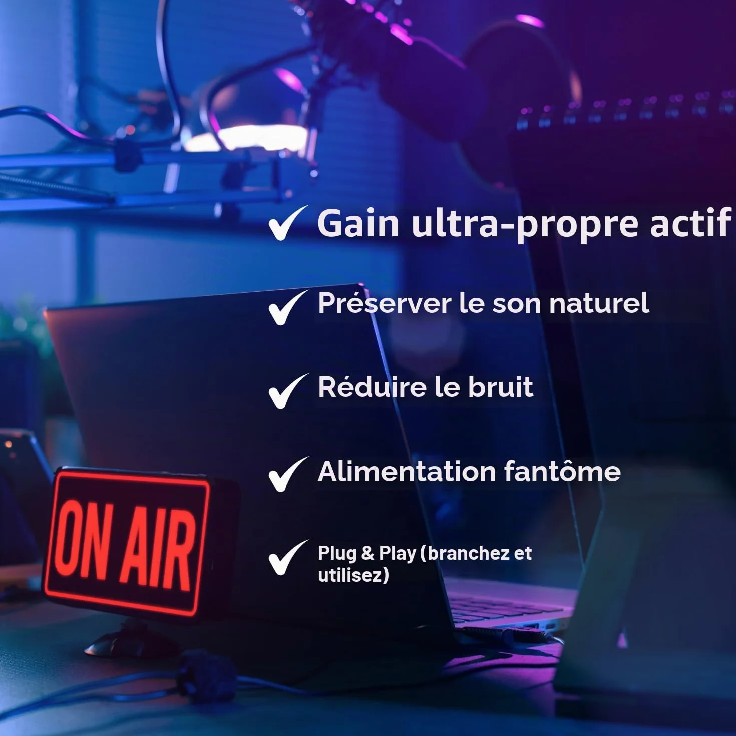 Cloud Microphones Cloudlifter CL-1 Mic Activator Gain de préampli Micro Ultra-Propre